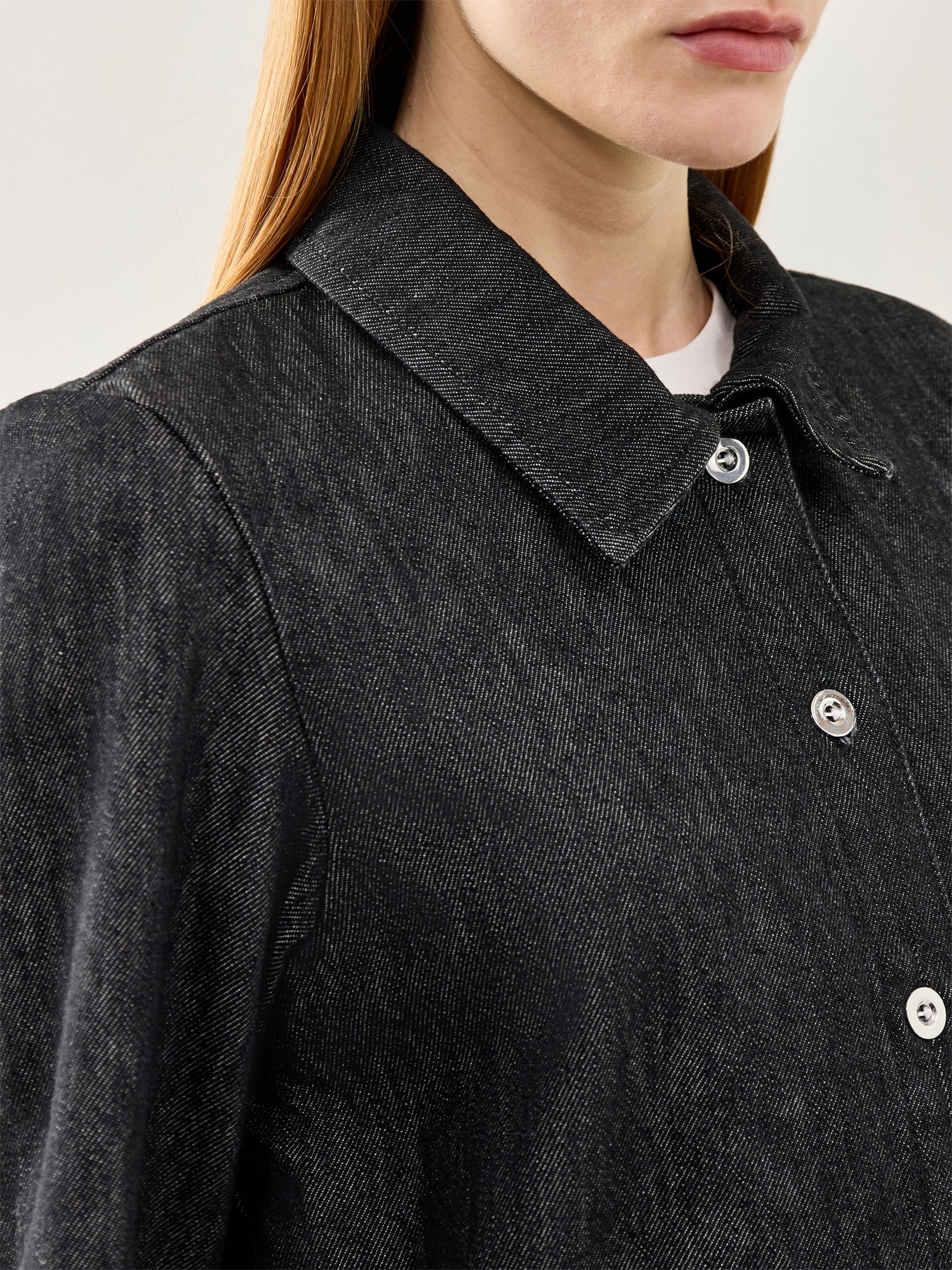 Lyra-Bora Denim Shirt Black Denim