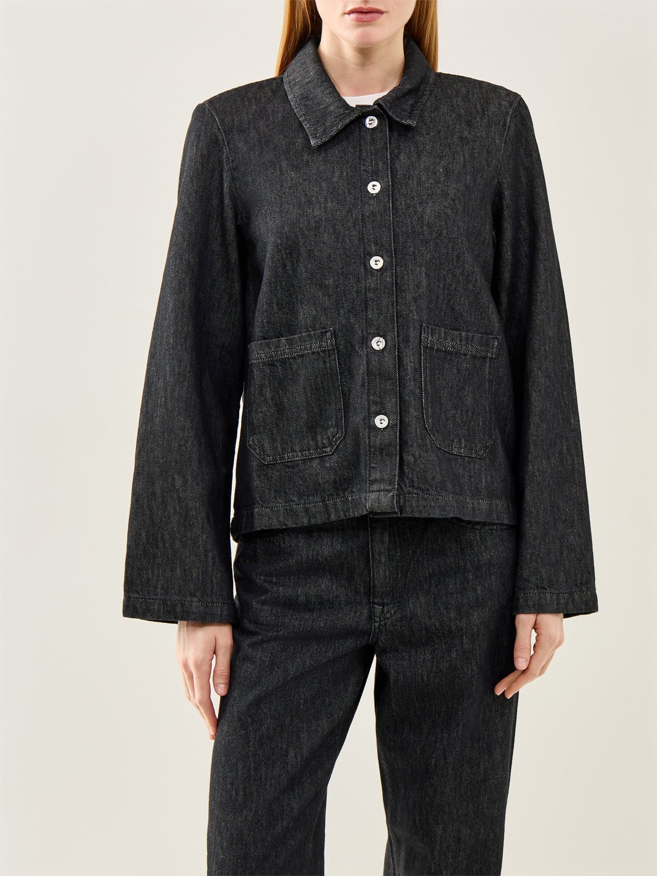 Lyra-Bora Denim Shirt Black Denim