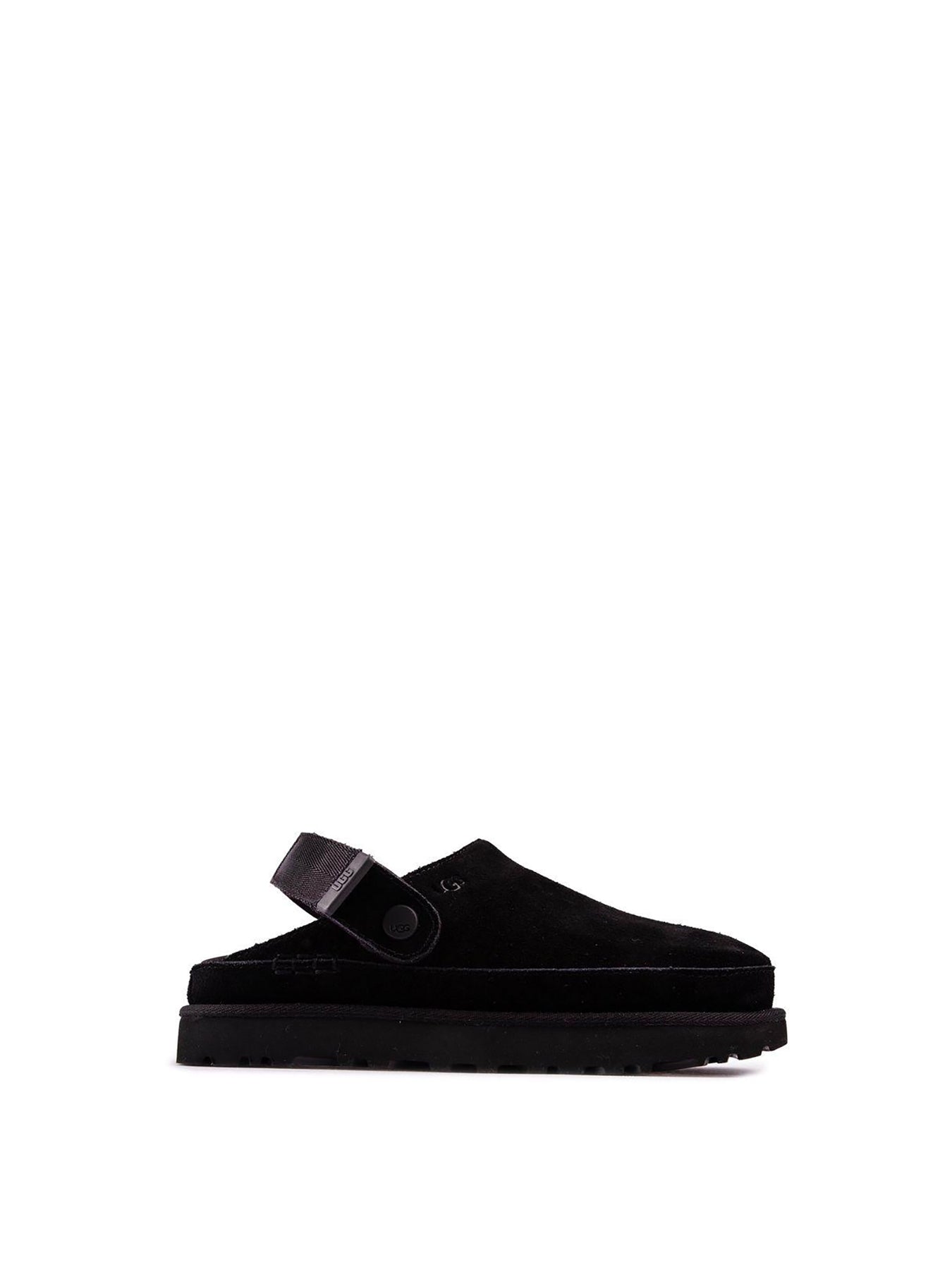Womens Golden Star Clog Slippers Black