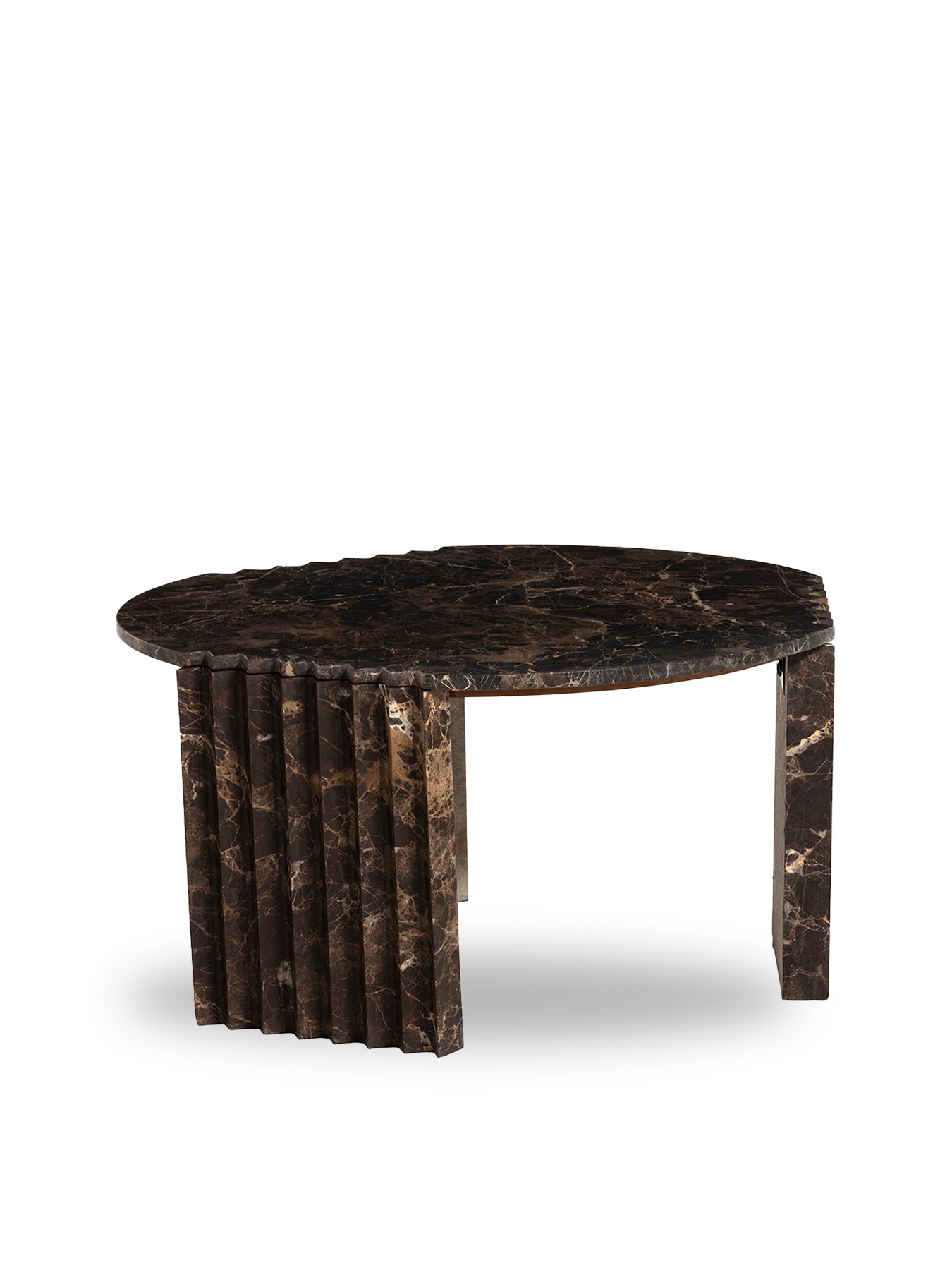Bruni Brown Marble Coffee Table