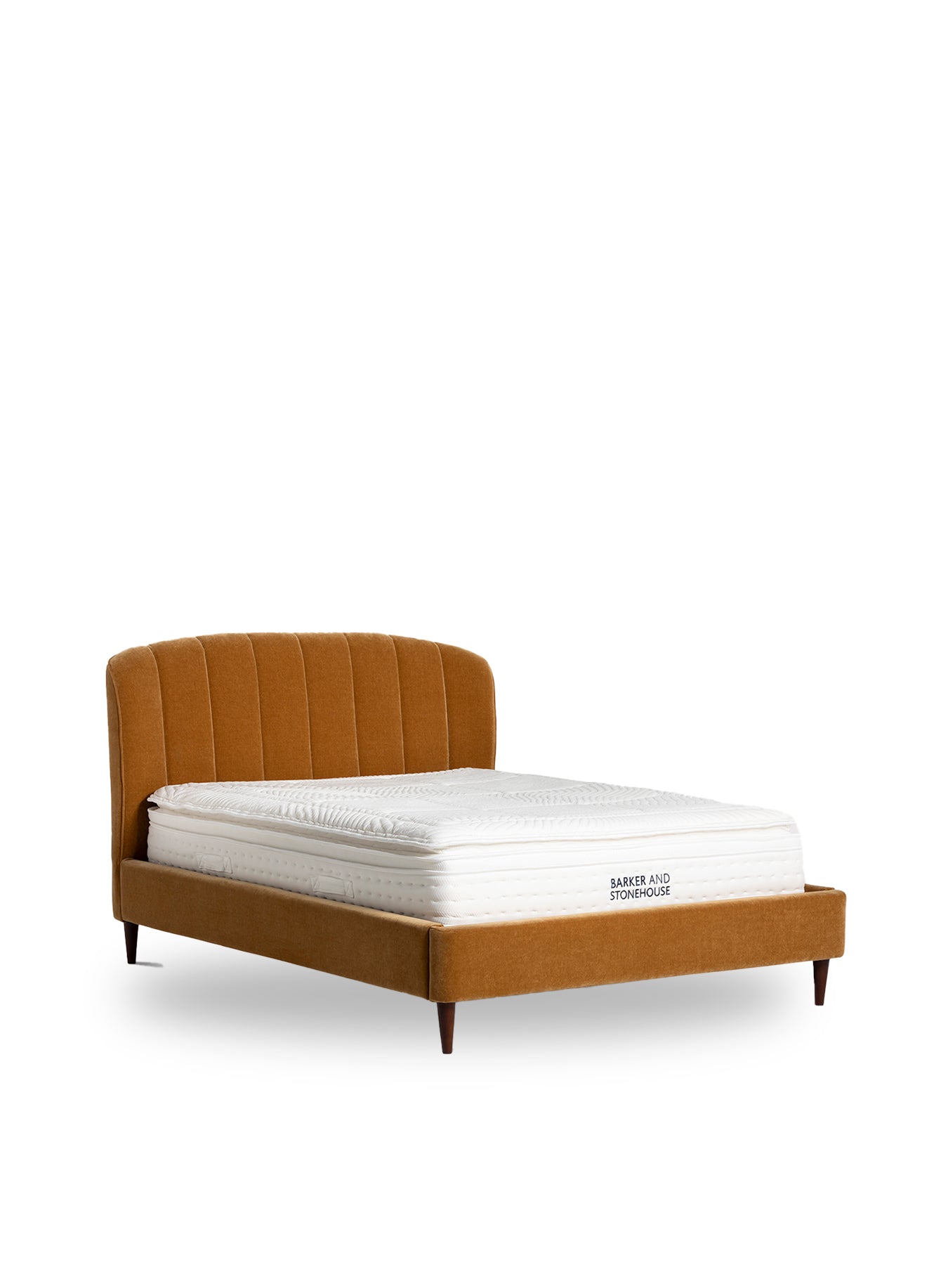 Reyes Double Bed Frame Yellow