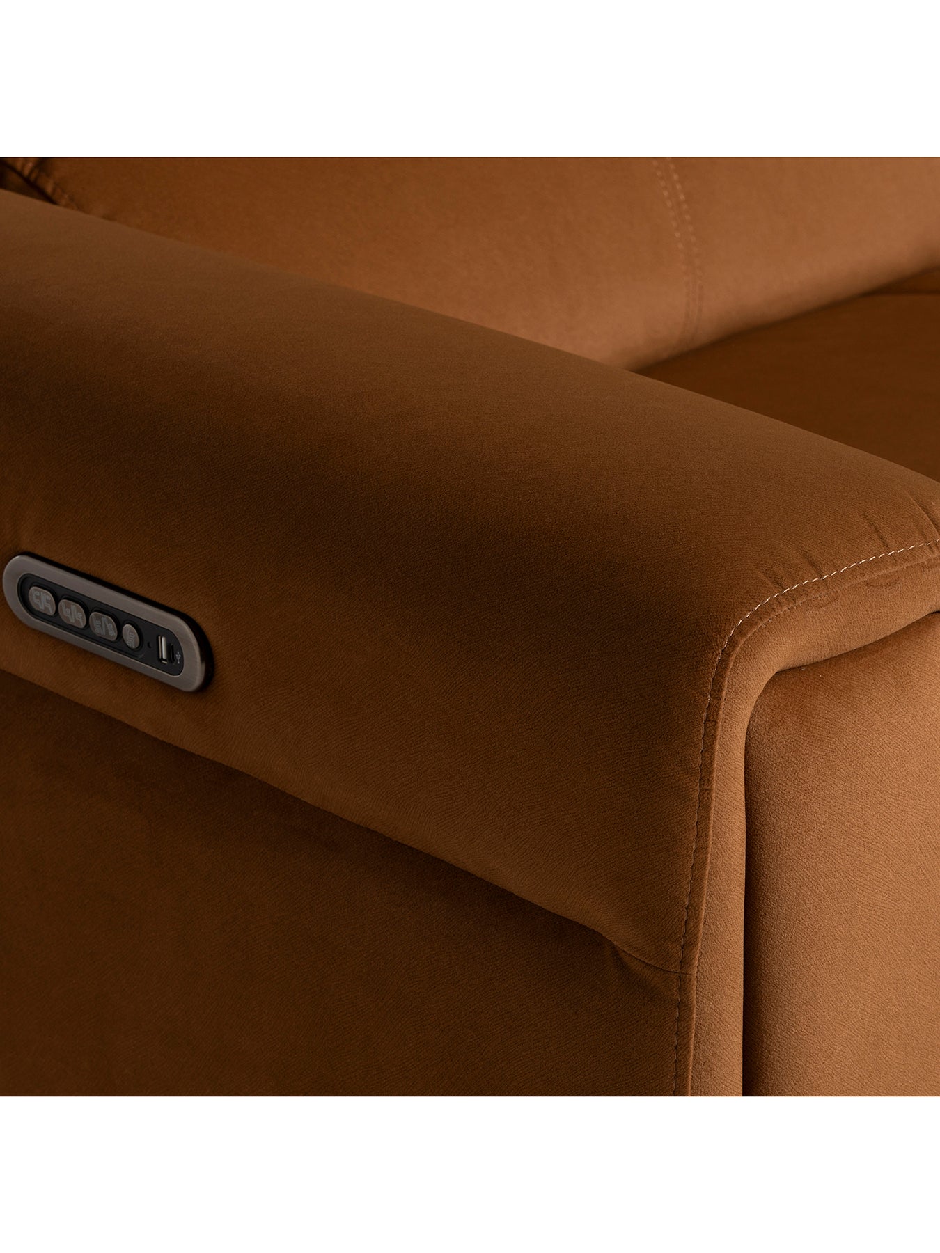 Kerren Recliner 2.5 Seater Sofa Orange