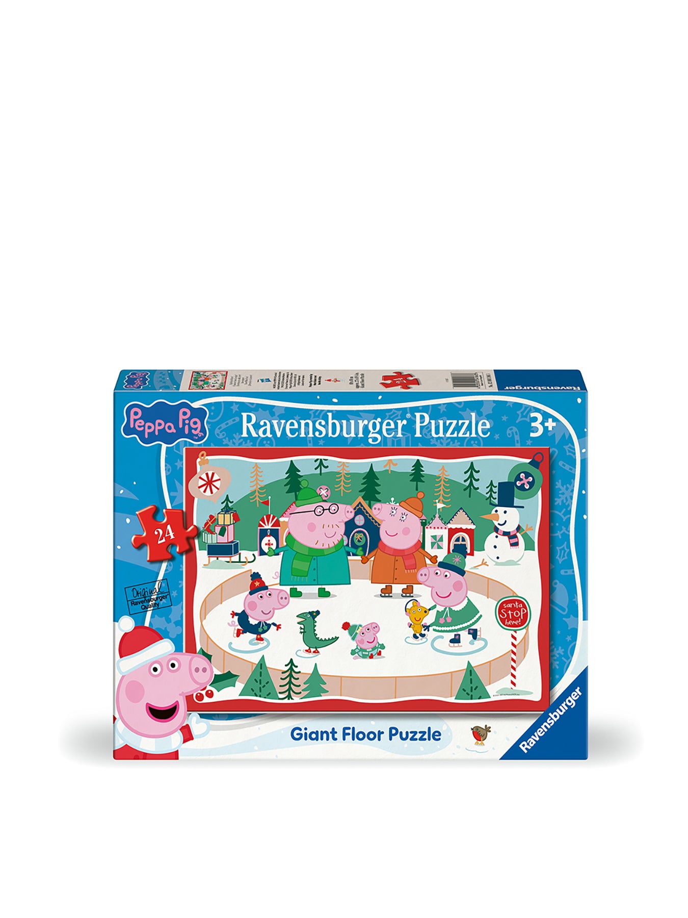 Peppa Pig Christmas Giant Floor Puzzle 24pc