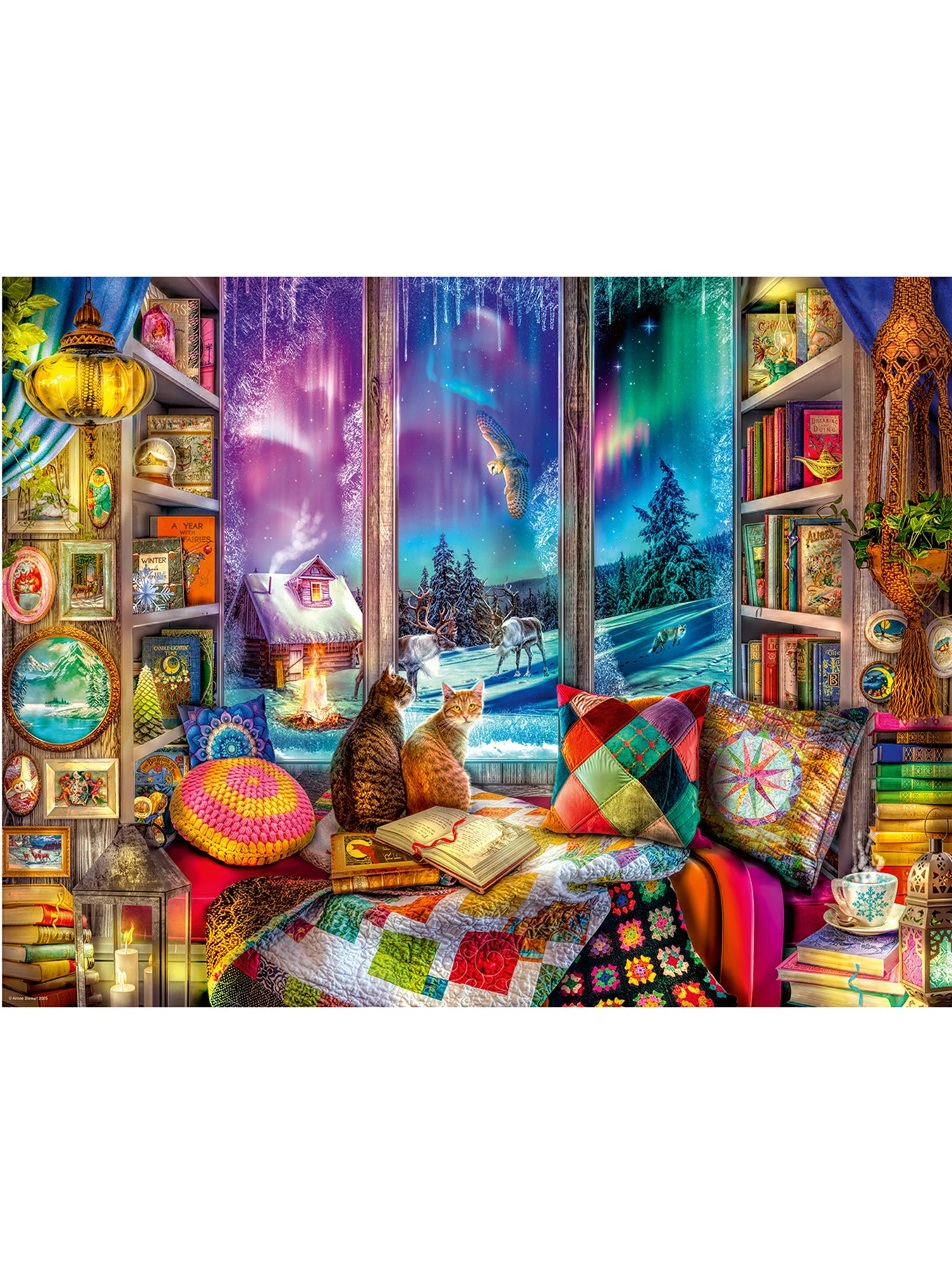 Winter Reading Nook 1000pc