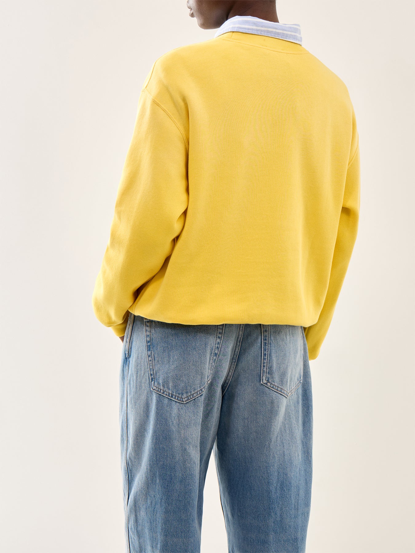 Knit Sweatshirt Yellow
