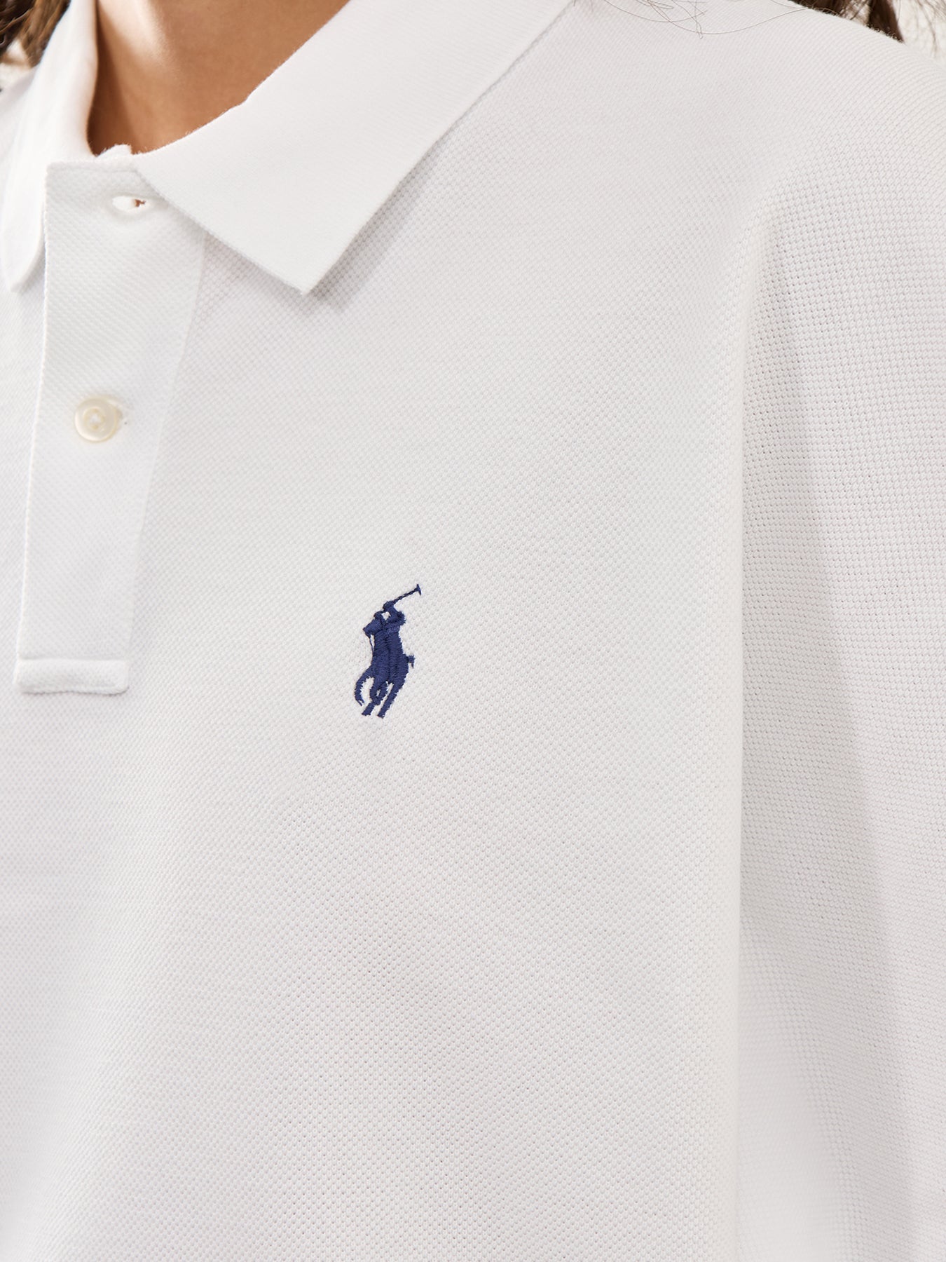 Knit Polo White