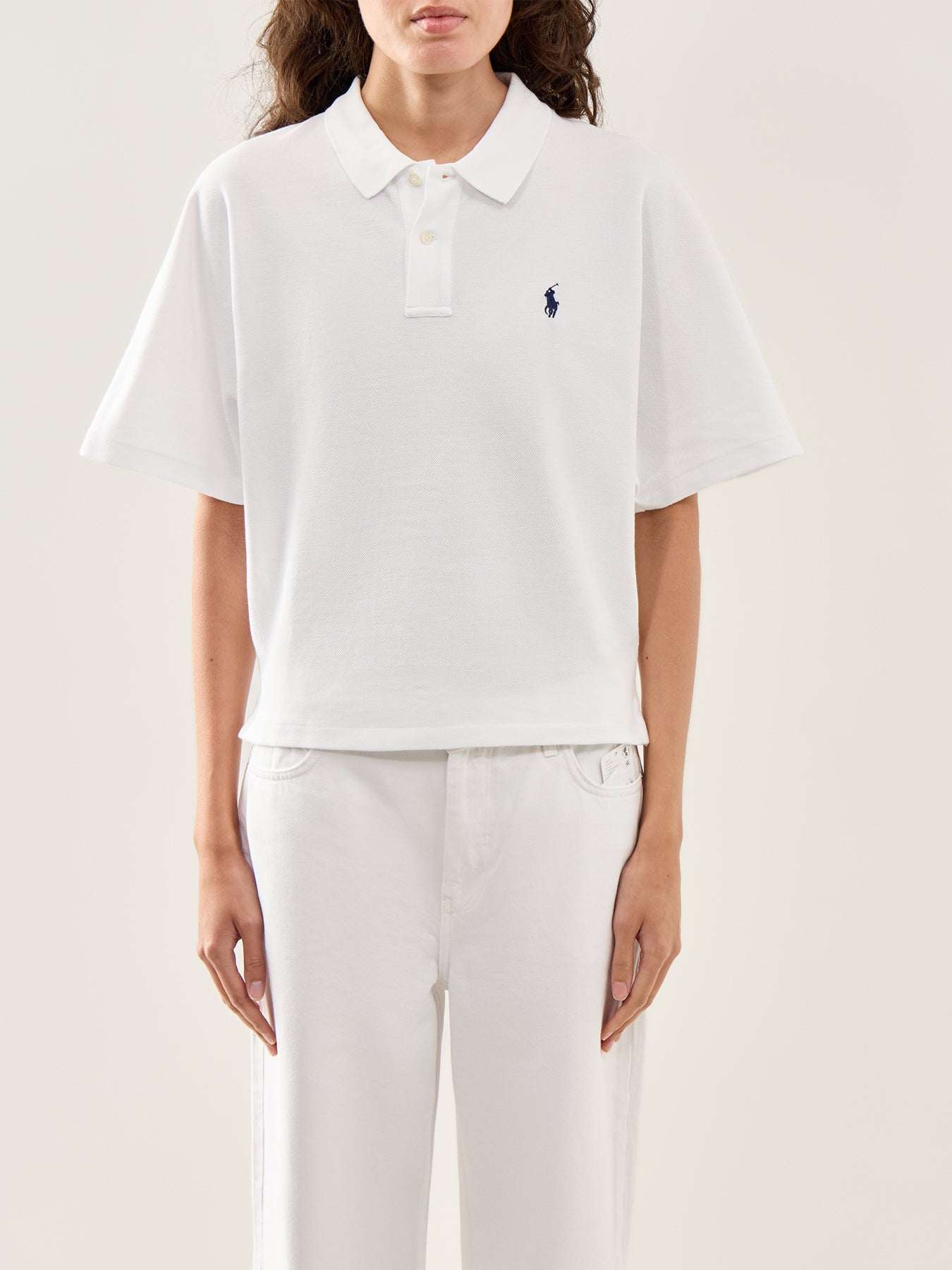 Knit Polo White