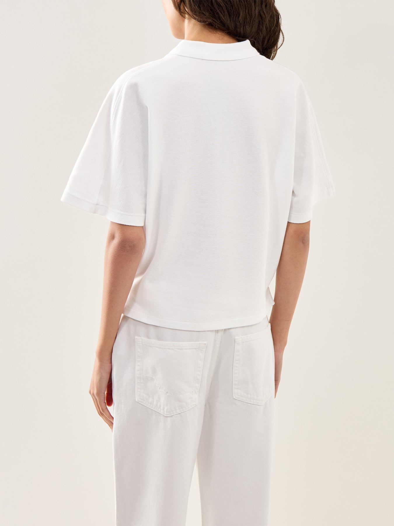 Knit Polo White