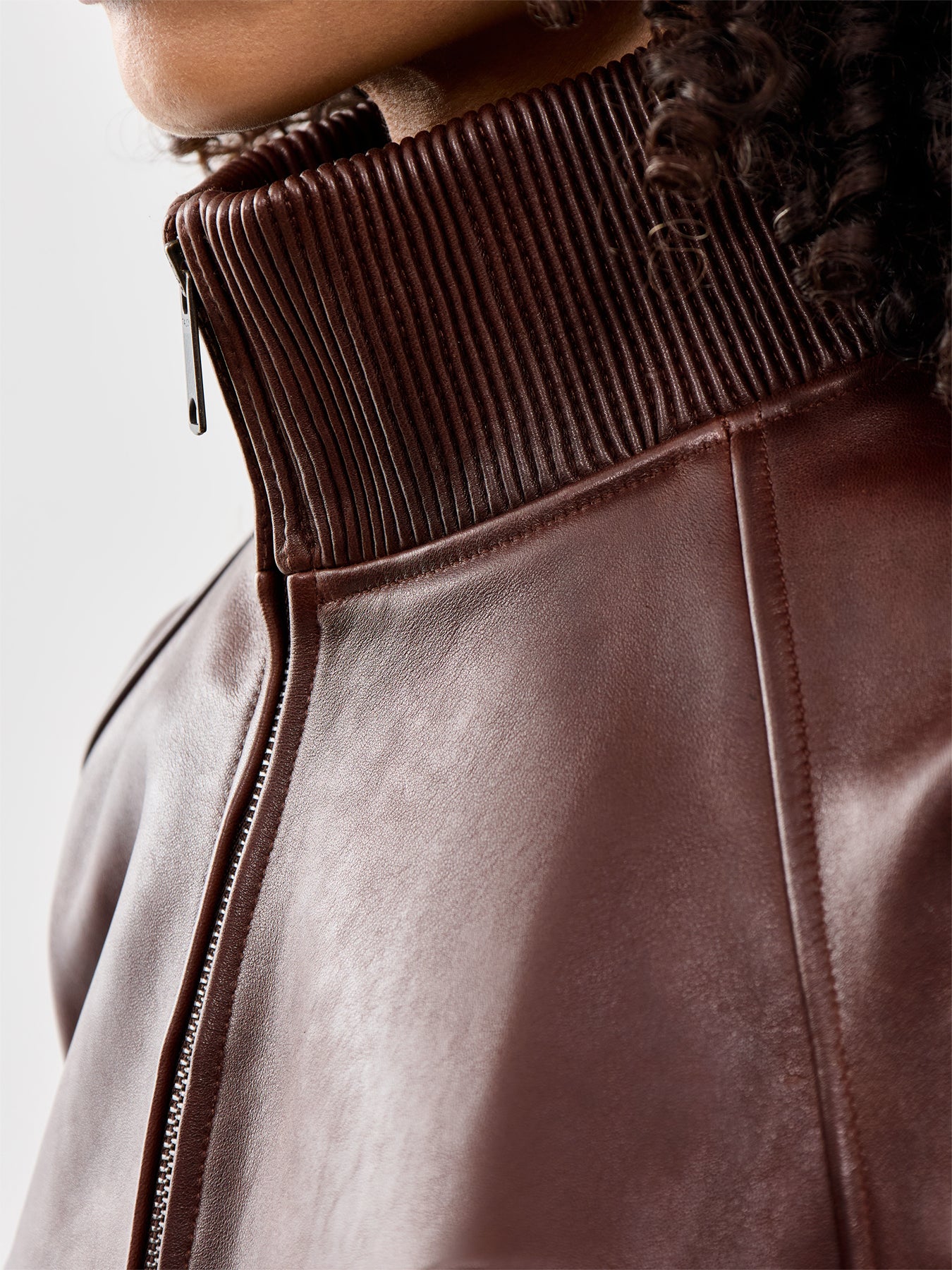 Leather Jacket Brown