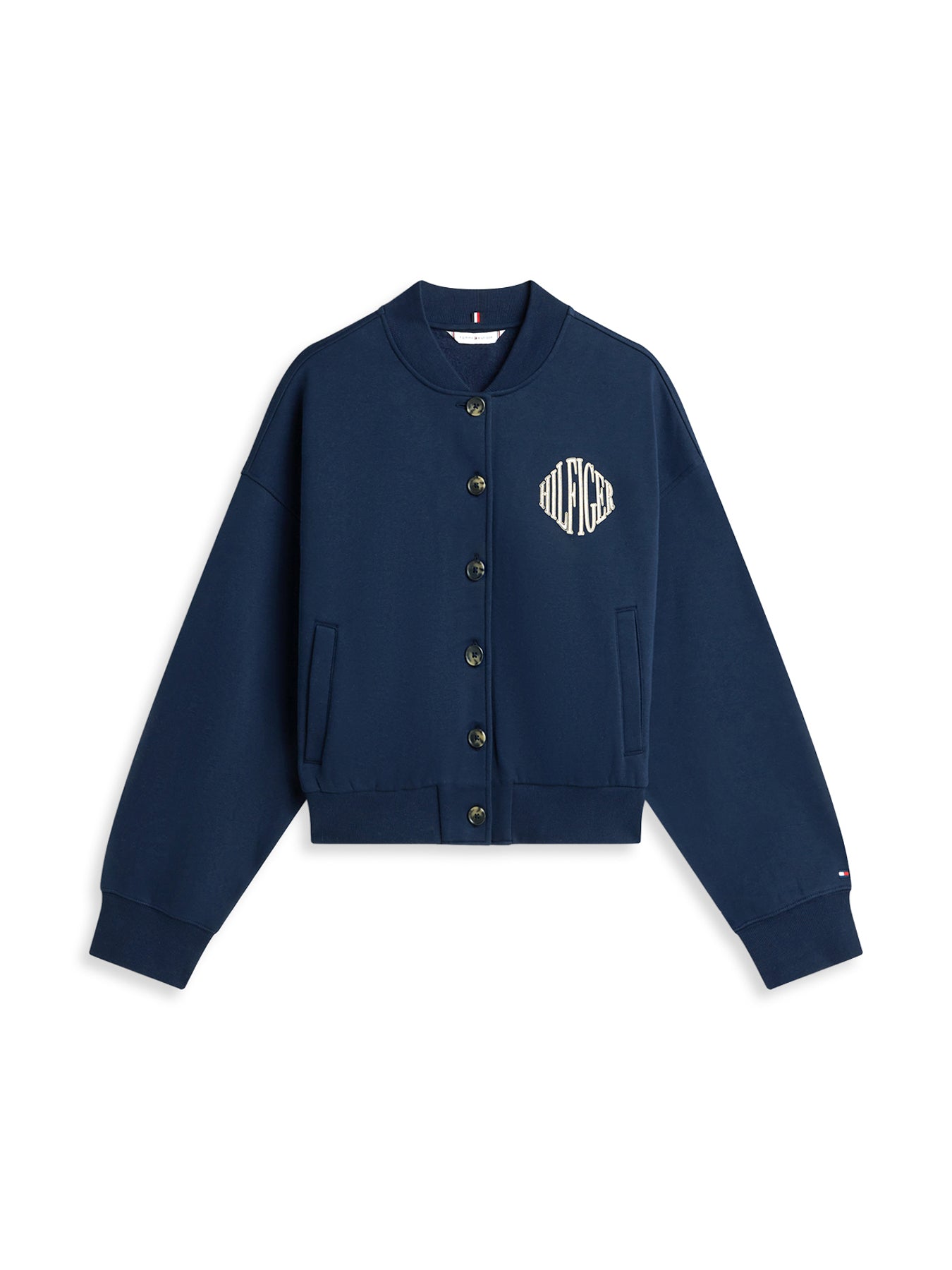 Flex Fleece Logo Bomber Cardigan Blue