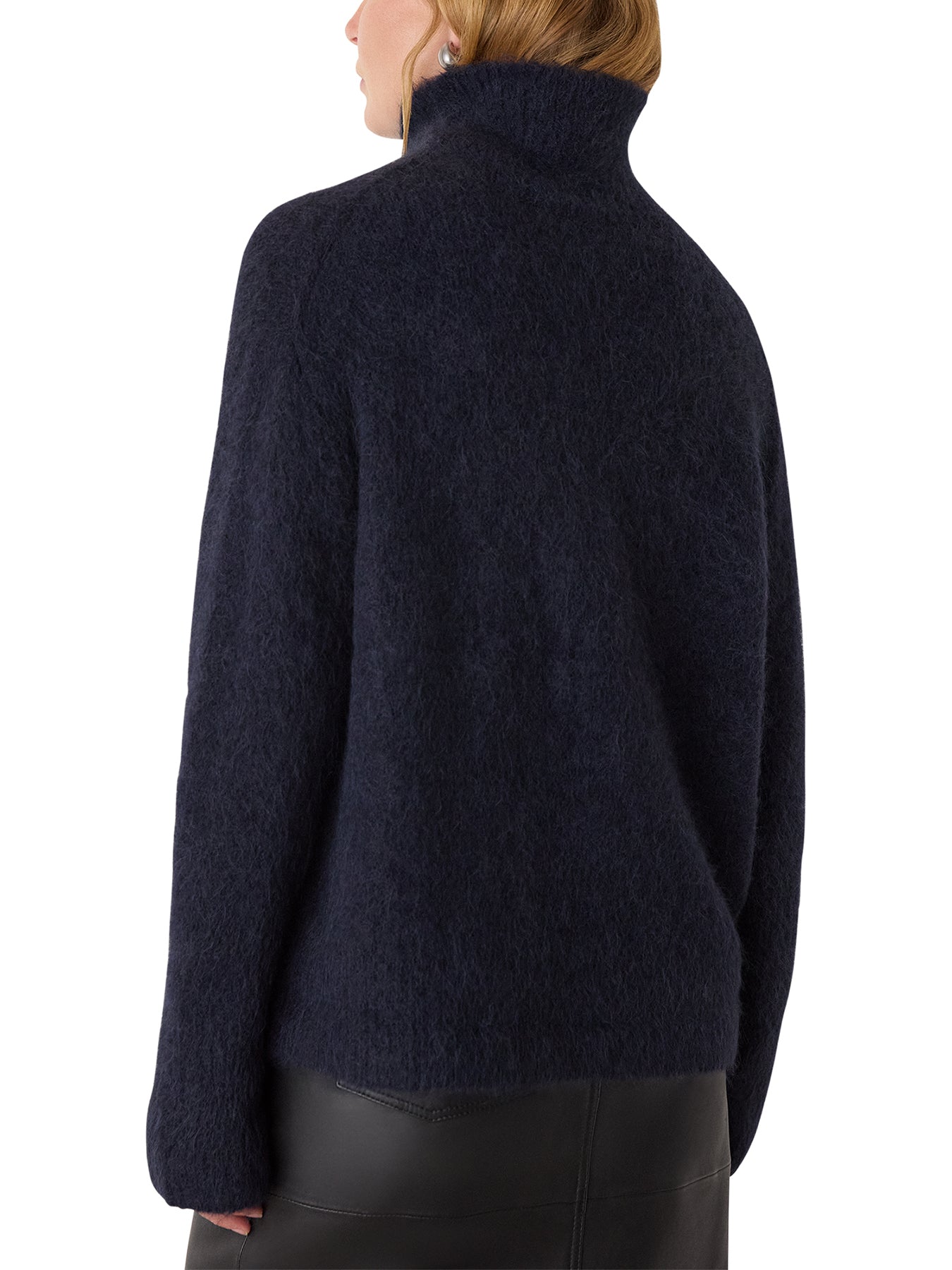 Alpaca Blend Funnel Knit