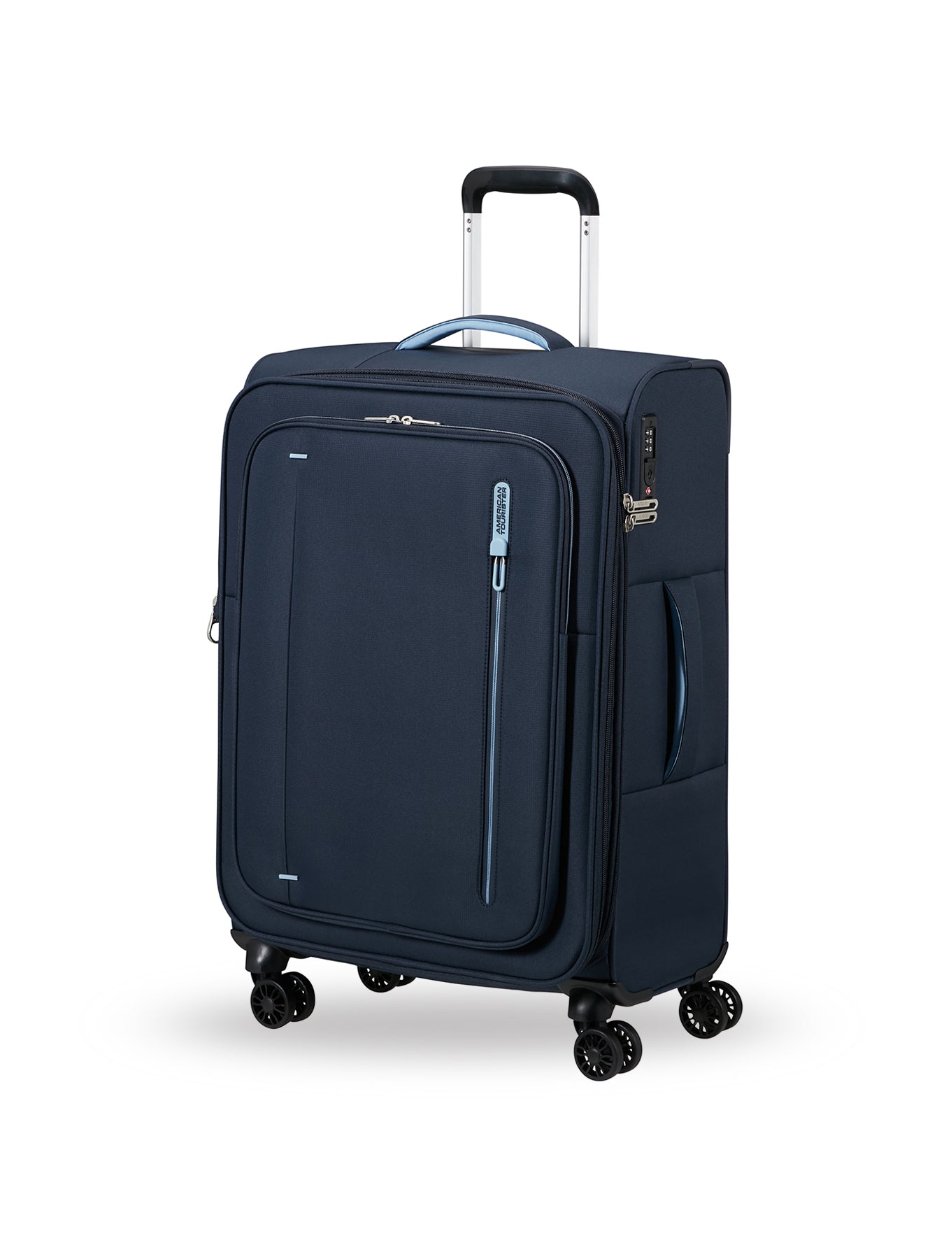 Cloudrider Medium Expandable Spinner Suitcase 49cm Sky Navy