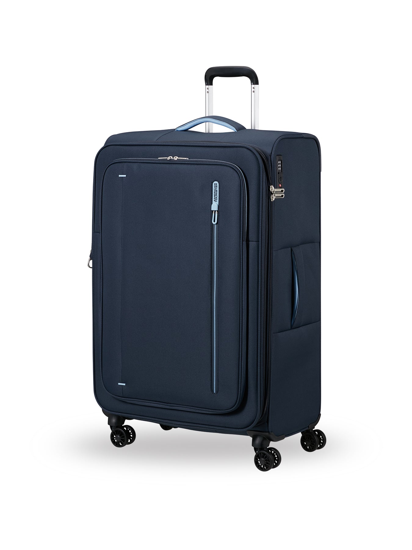 Cloudrider Large Expandable Spinner Suitcase Sky Navy 49cm