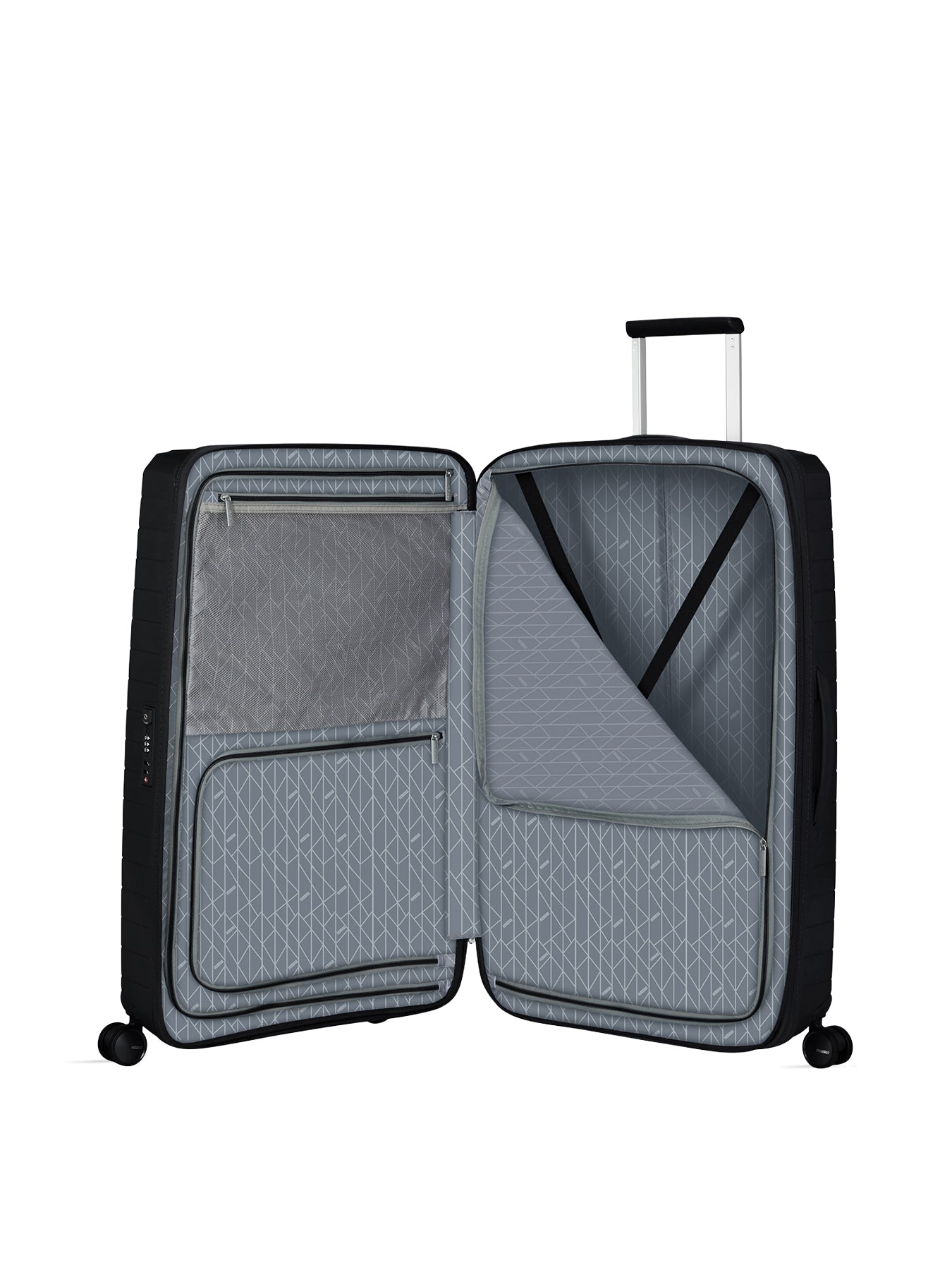 Large Spinner Suitcase Flash Black 78cm