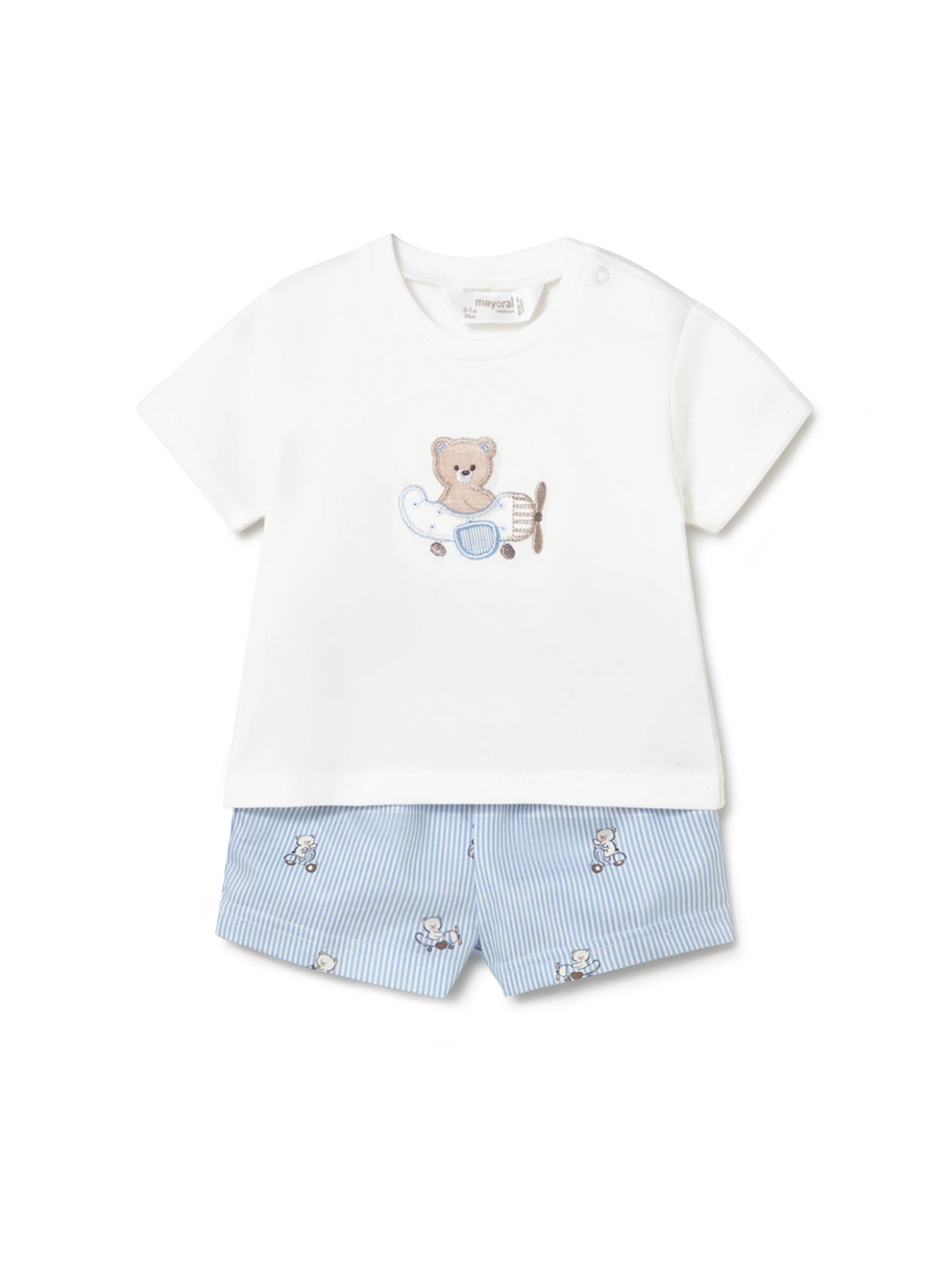 Baby Bear Shorts and T-Shirt Set Blue