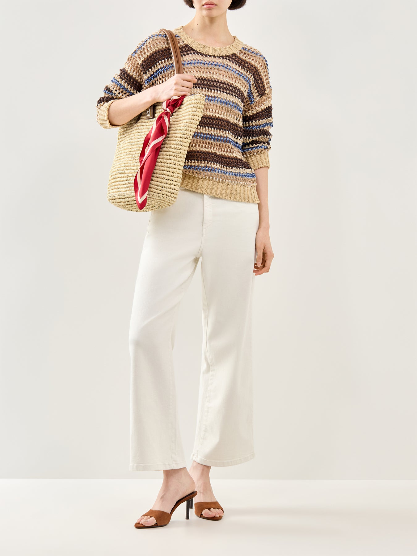 WKD Onirica Striped Sweater Brown