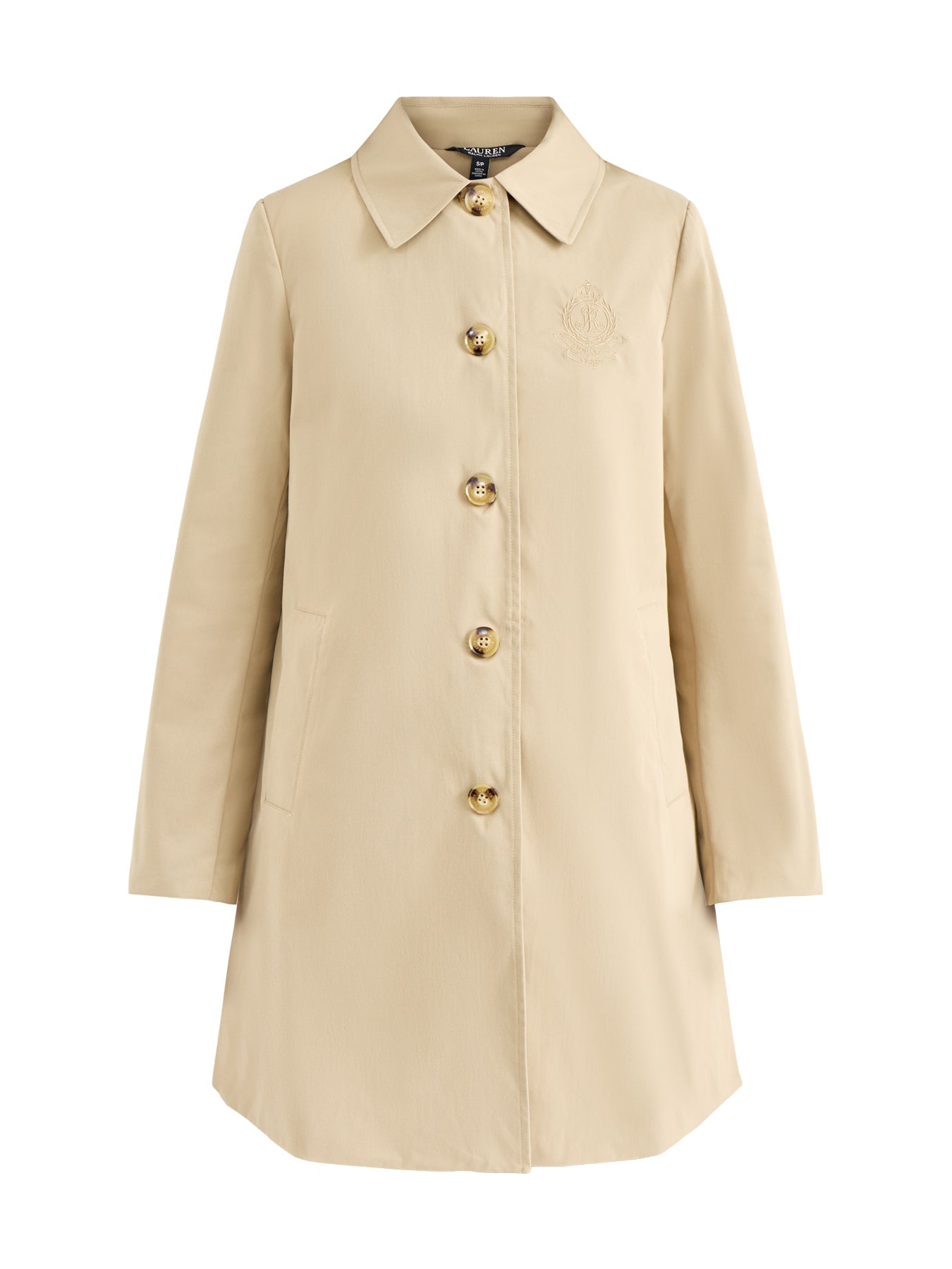 Balmacaan Lined Trench Beige