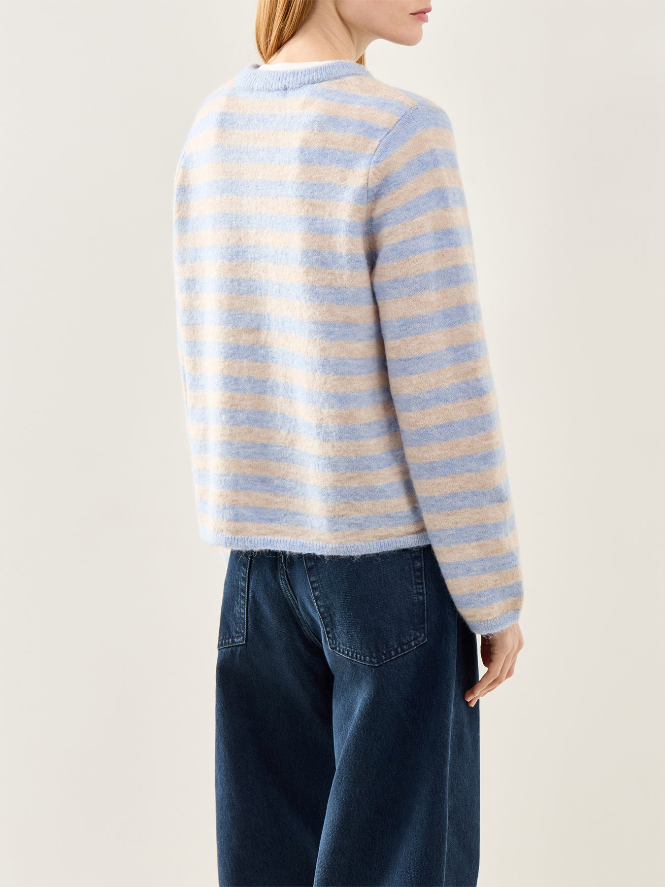 Lulu Long Sleeve Knit Cardigan Blue