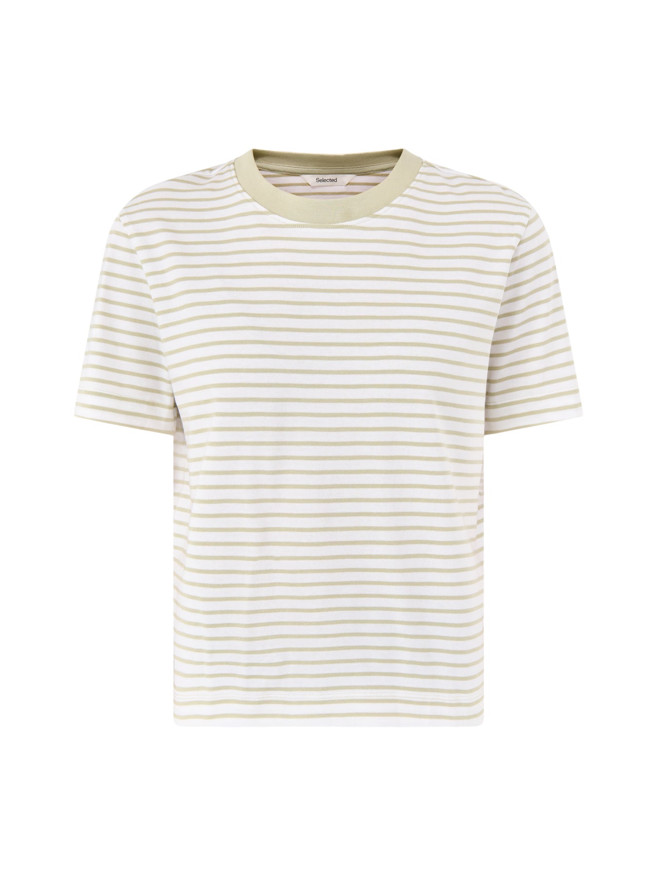 Striped Boxy T-Shirt Neutral