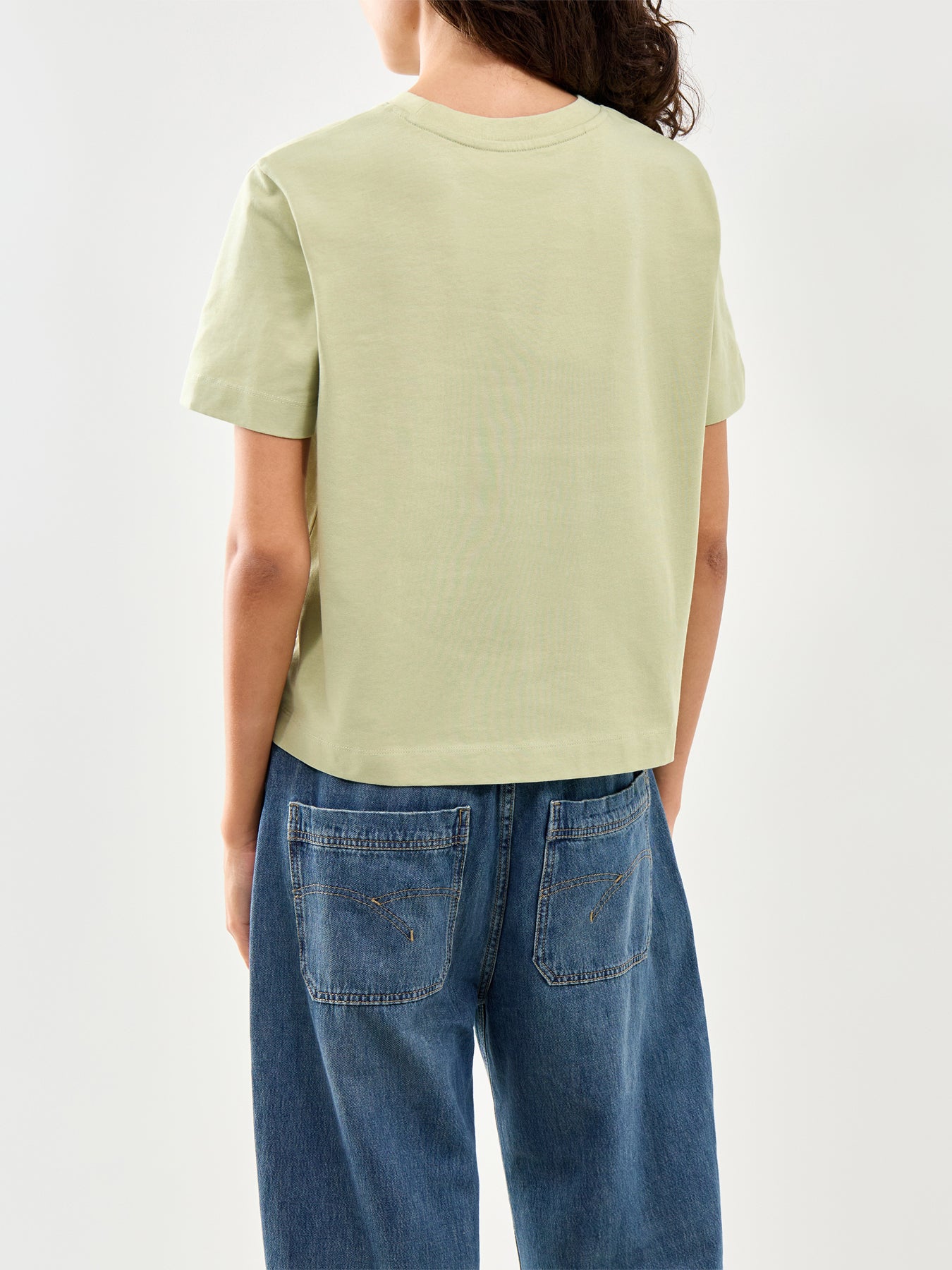 Essential Short Sleeve Boxy T-Shirt Lint