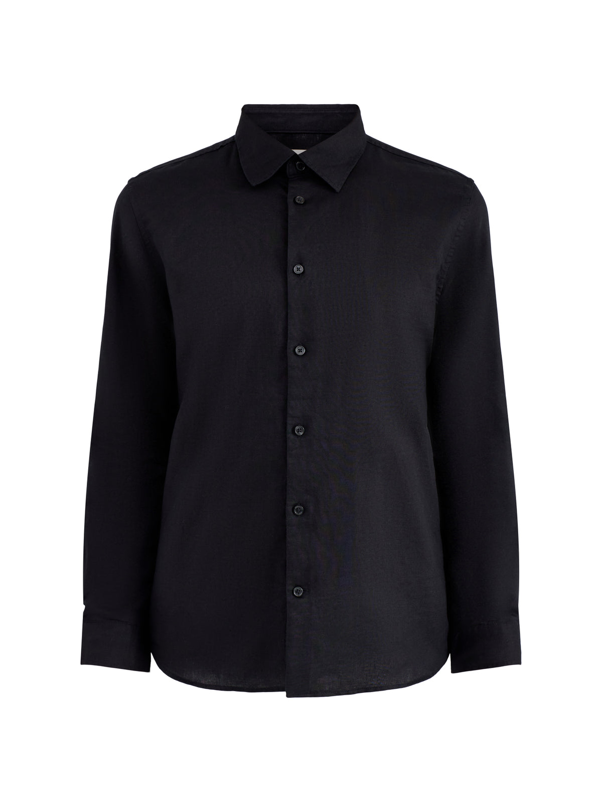 Clay Linen Blend Shirt Black