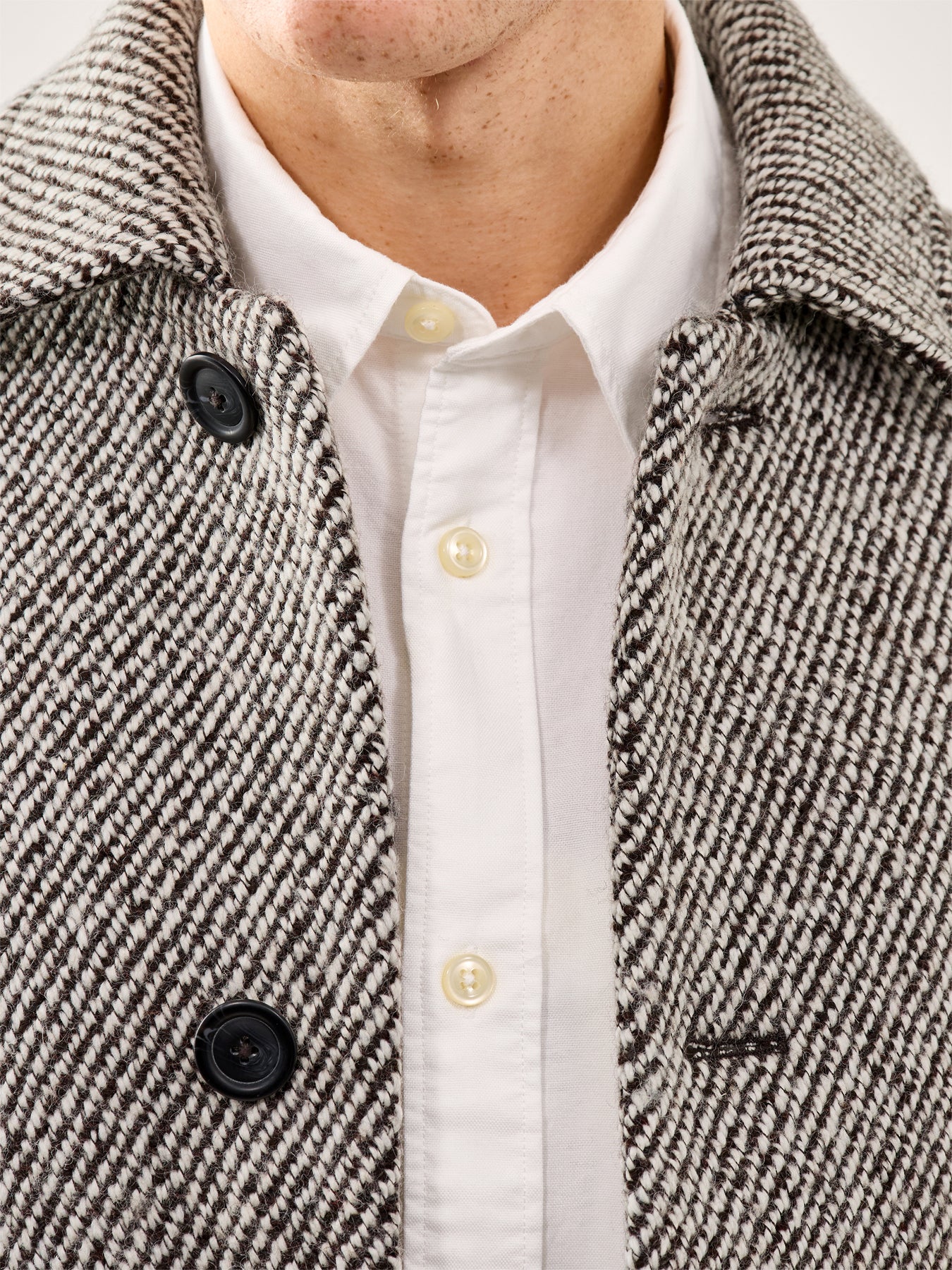 Sander Relaxed Oxford Shirt White