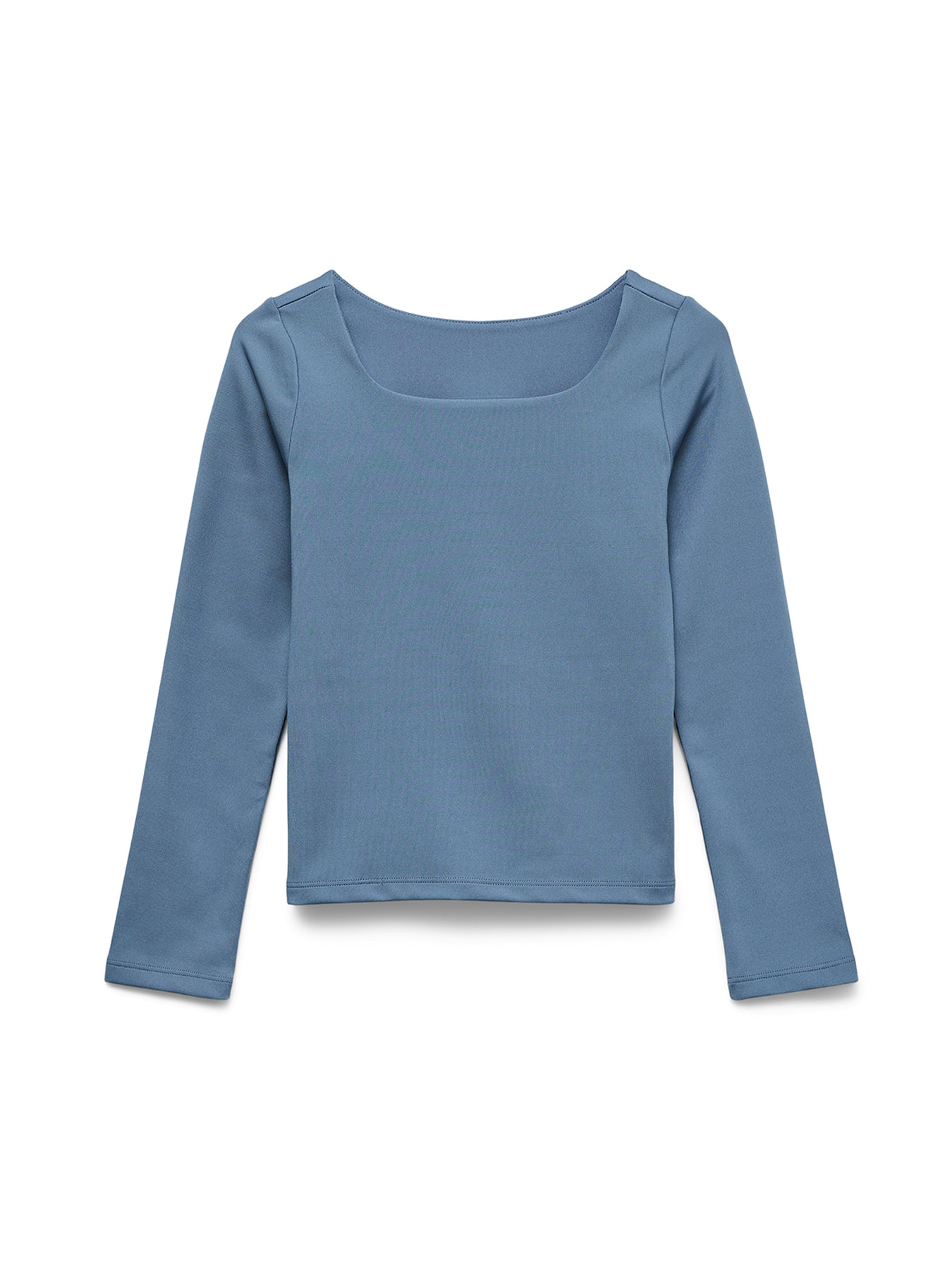 Kids’ Million Long Sleeve Square Neck Top Blue