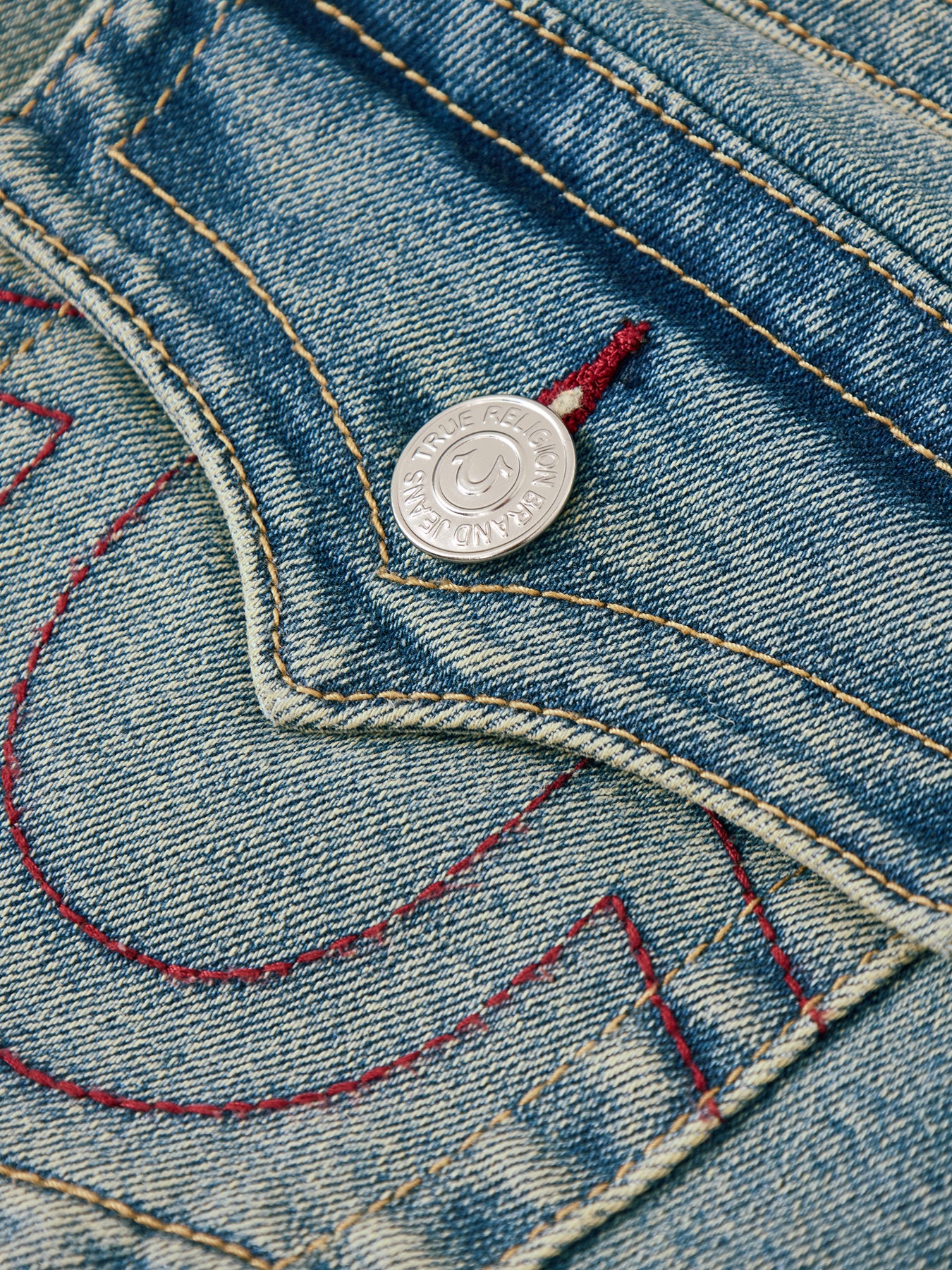 Bootcut Big-T Flap Denim Jeans Blue