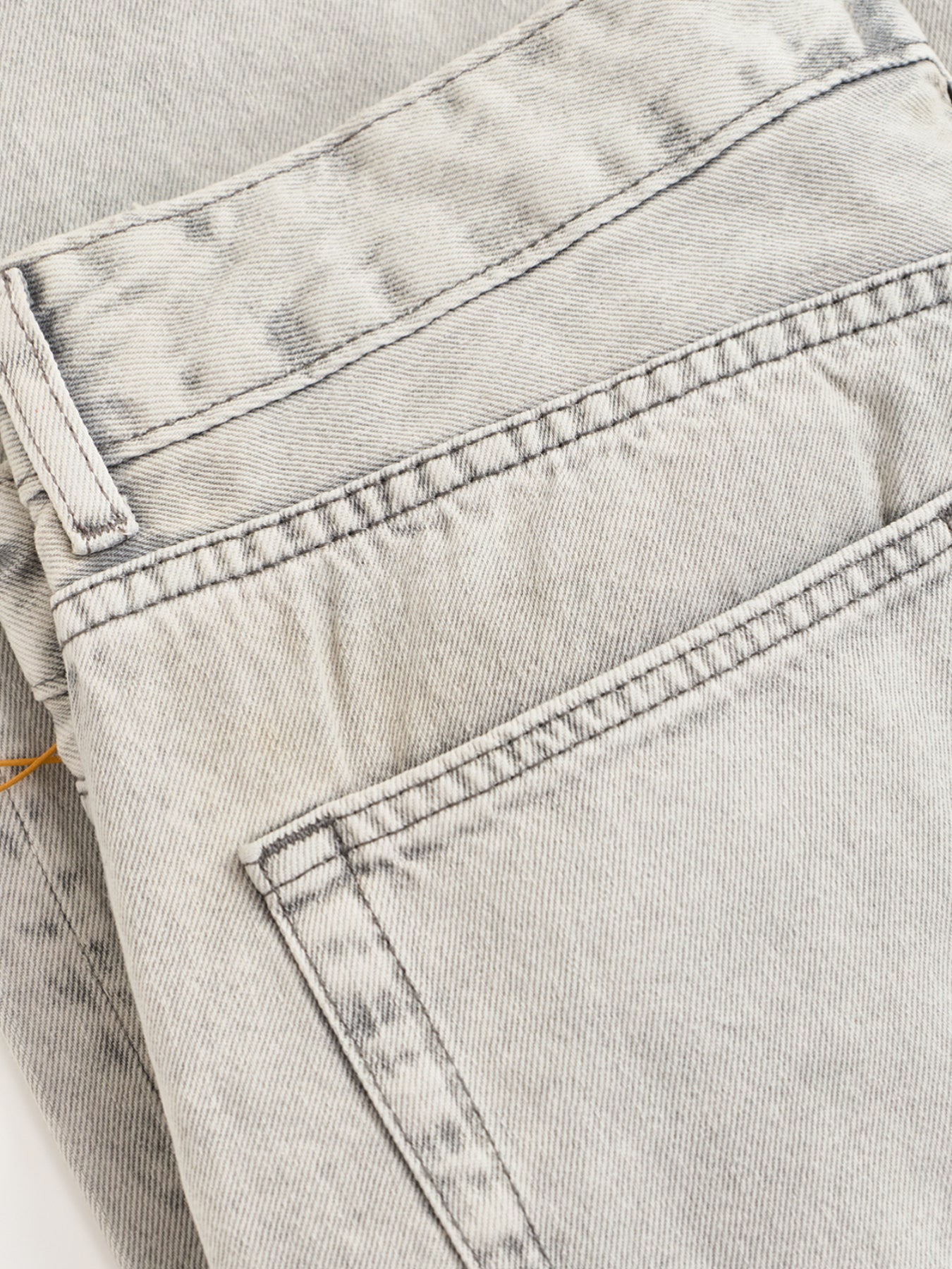 Remi Wide Leg Denim Trousers Grey