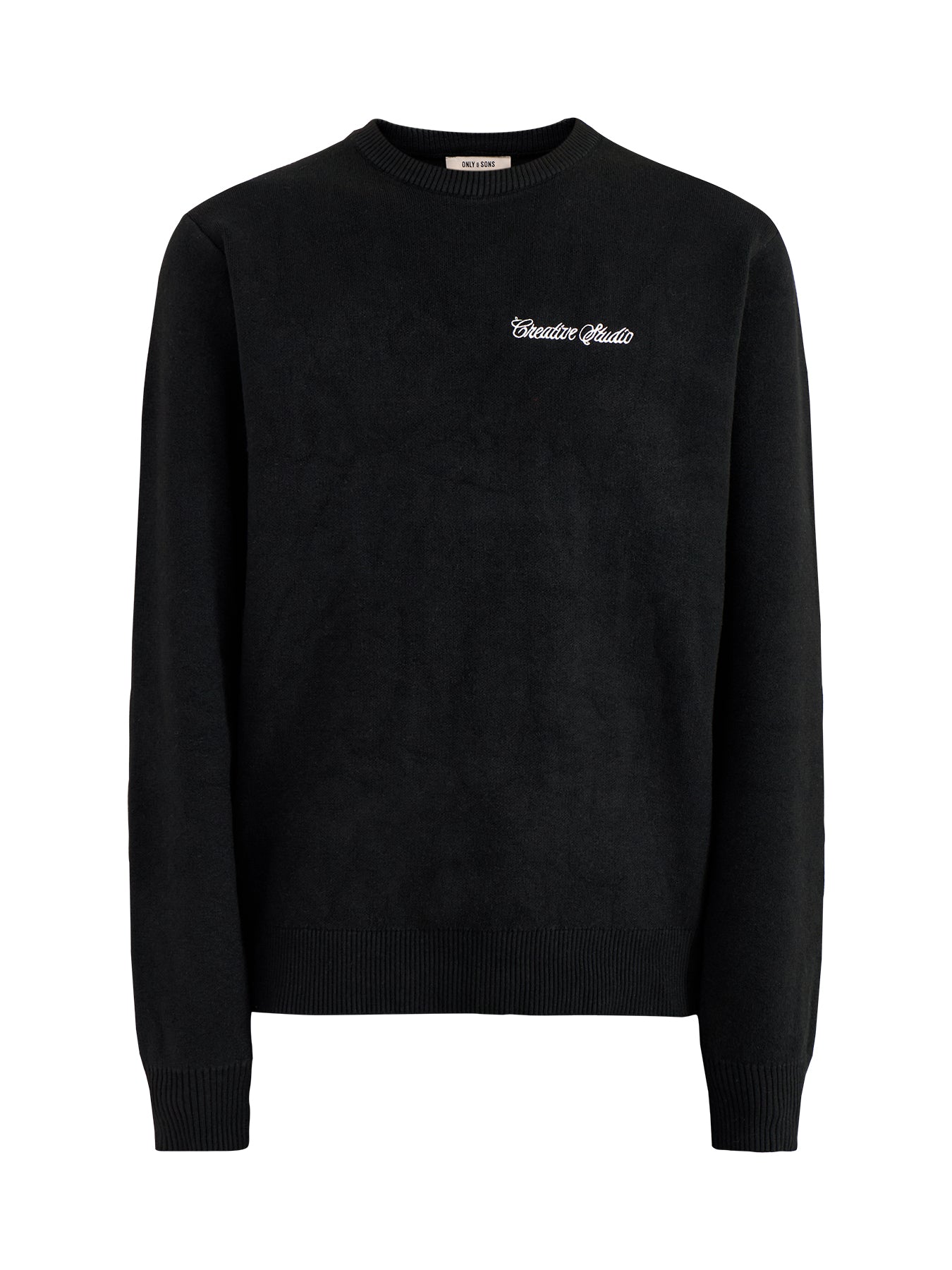 Crew Neck Knit Black