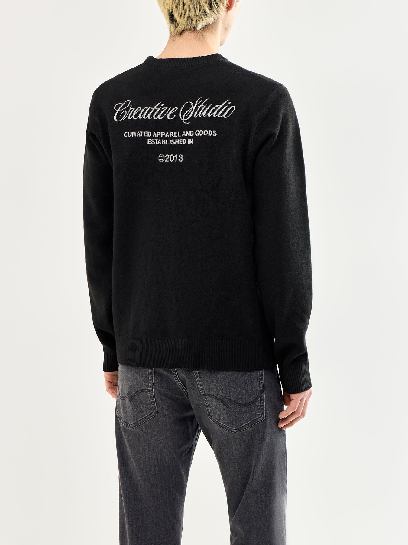 Crew Neck Knit Black