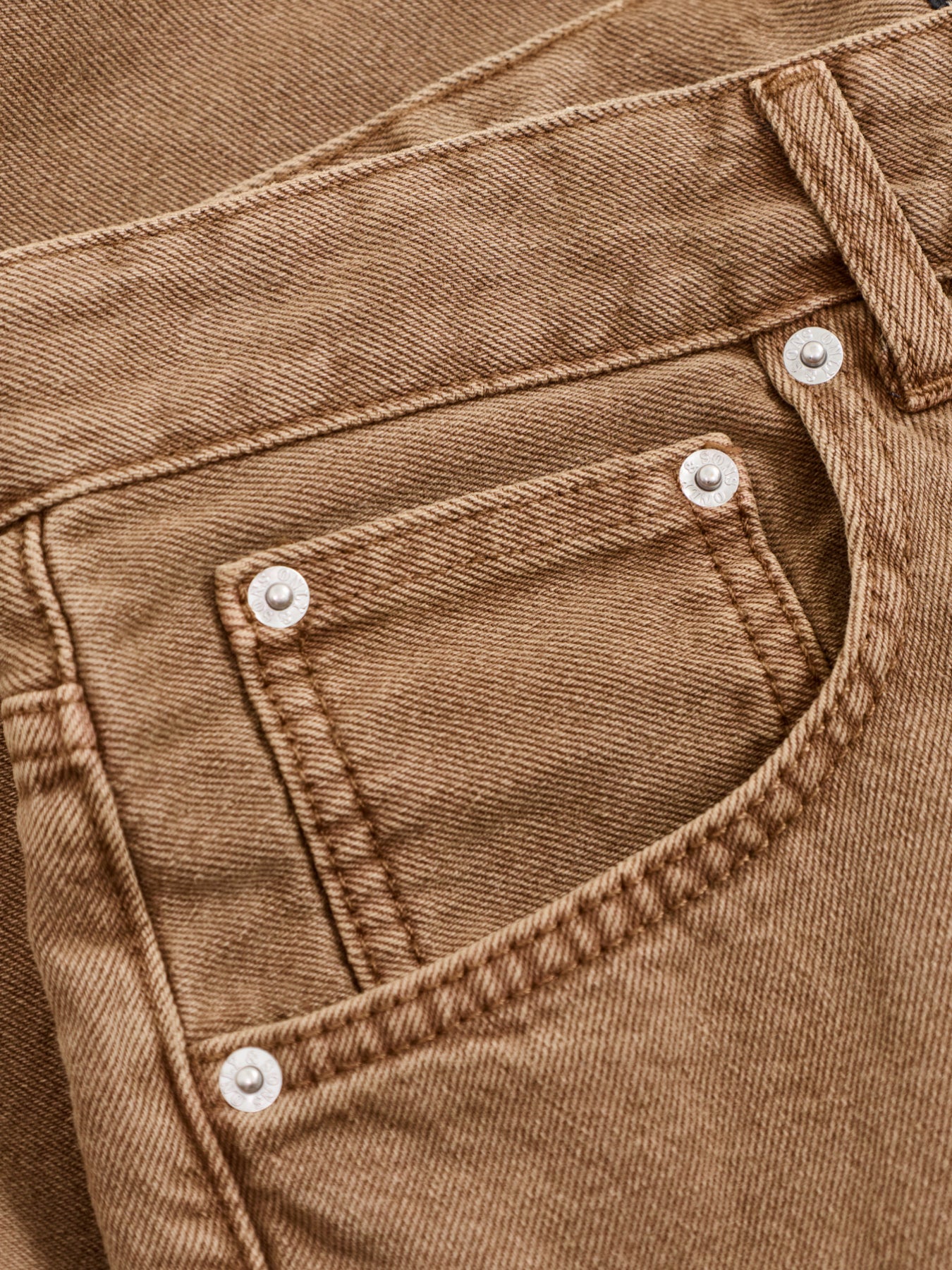 Carl Denim Shorts Brown