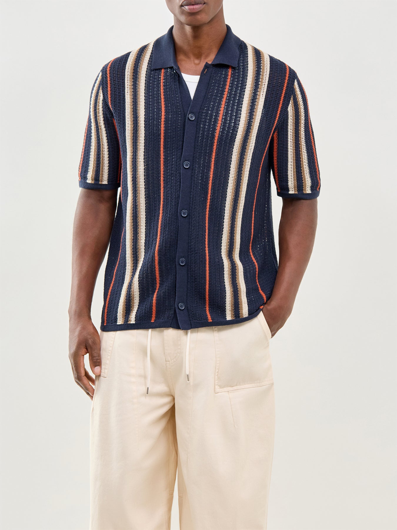 Onsleon Short Sleeve Knit Shirt Navy