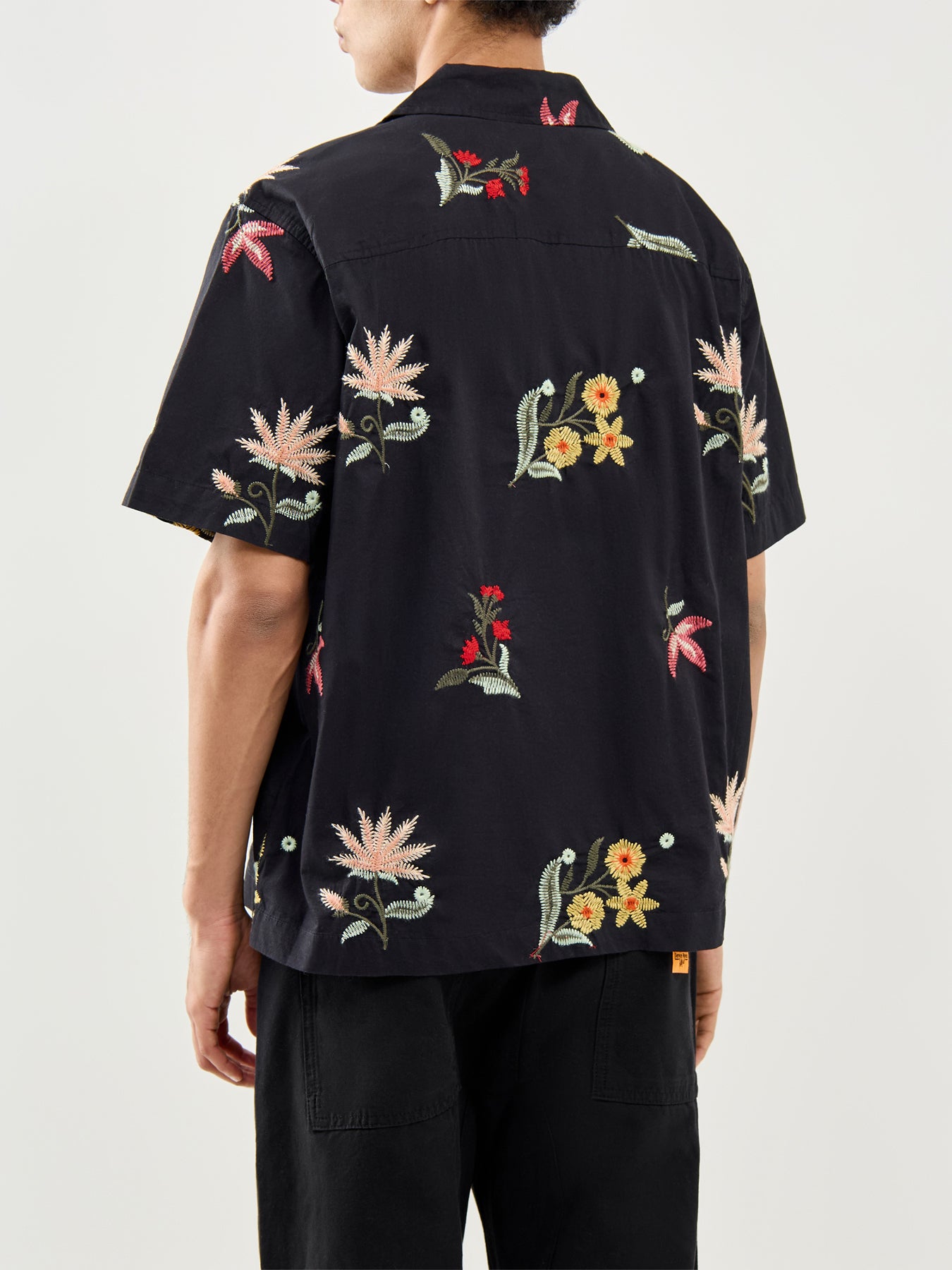 Edward Relaxed Short Sleeve Shirt Black