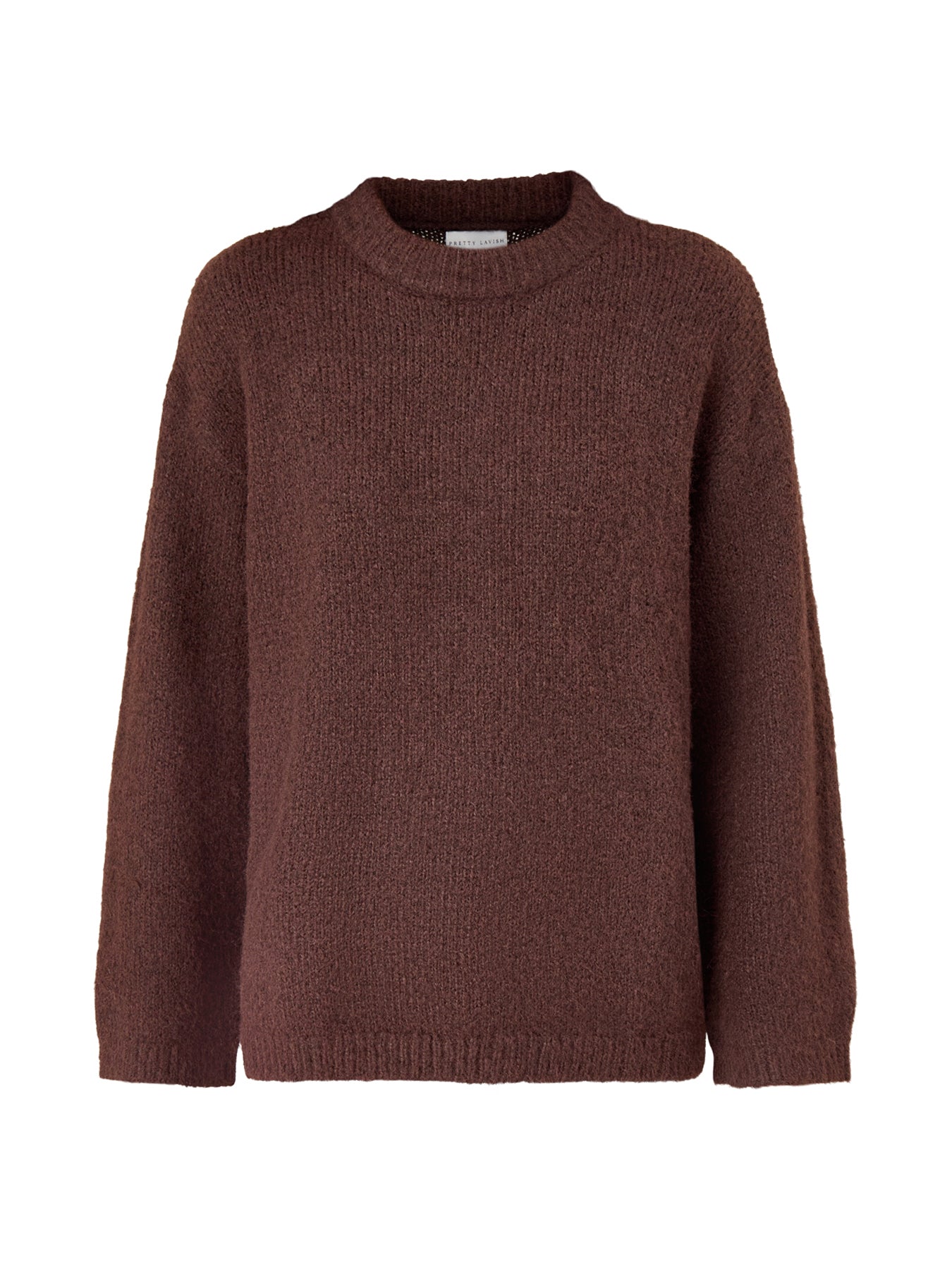 Cece Fluffy Jumper Brown