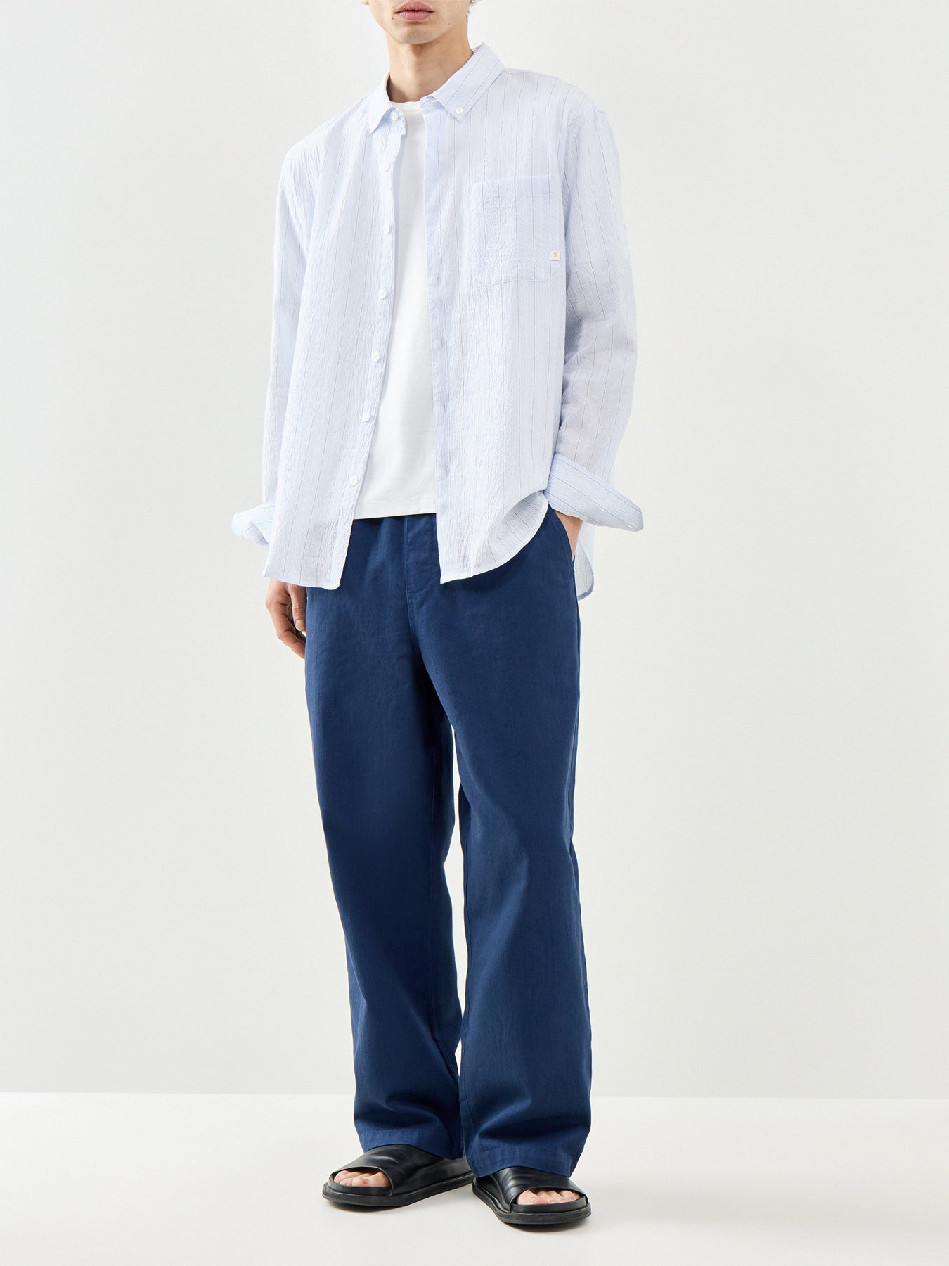 Striped Shirt Blue