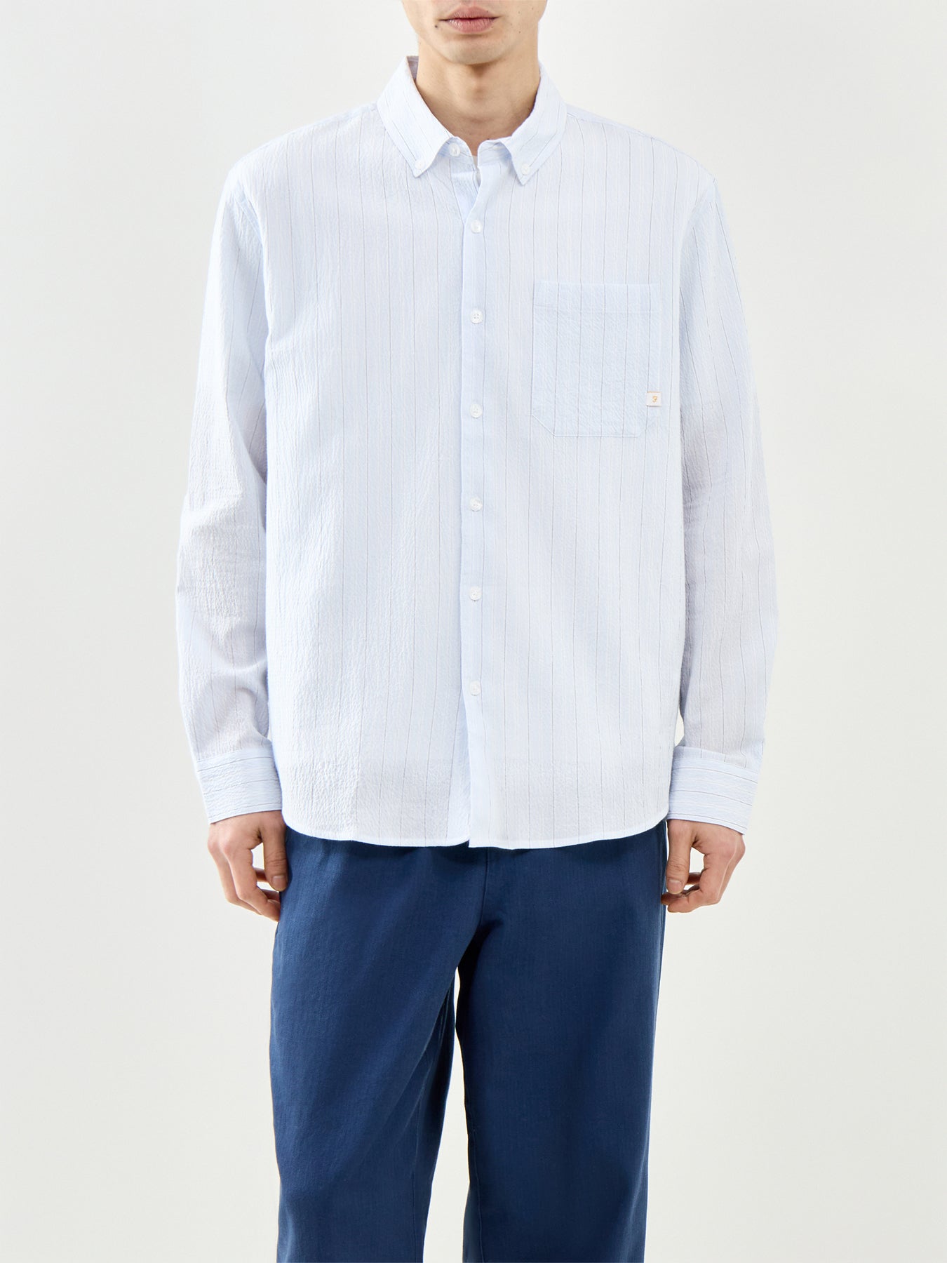 Striped Shirt Blue