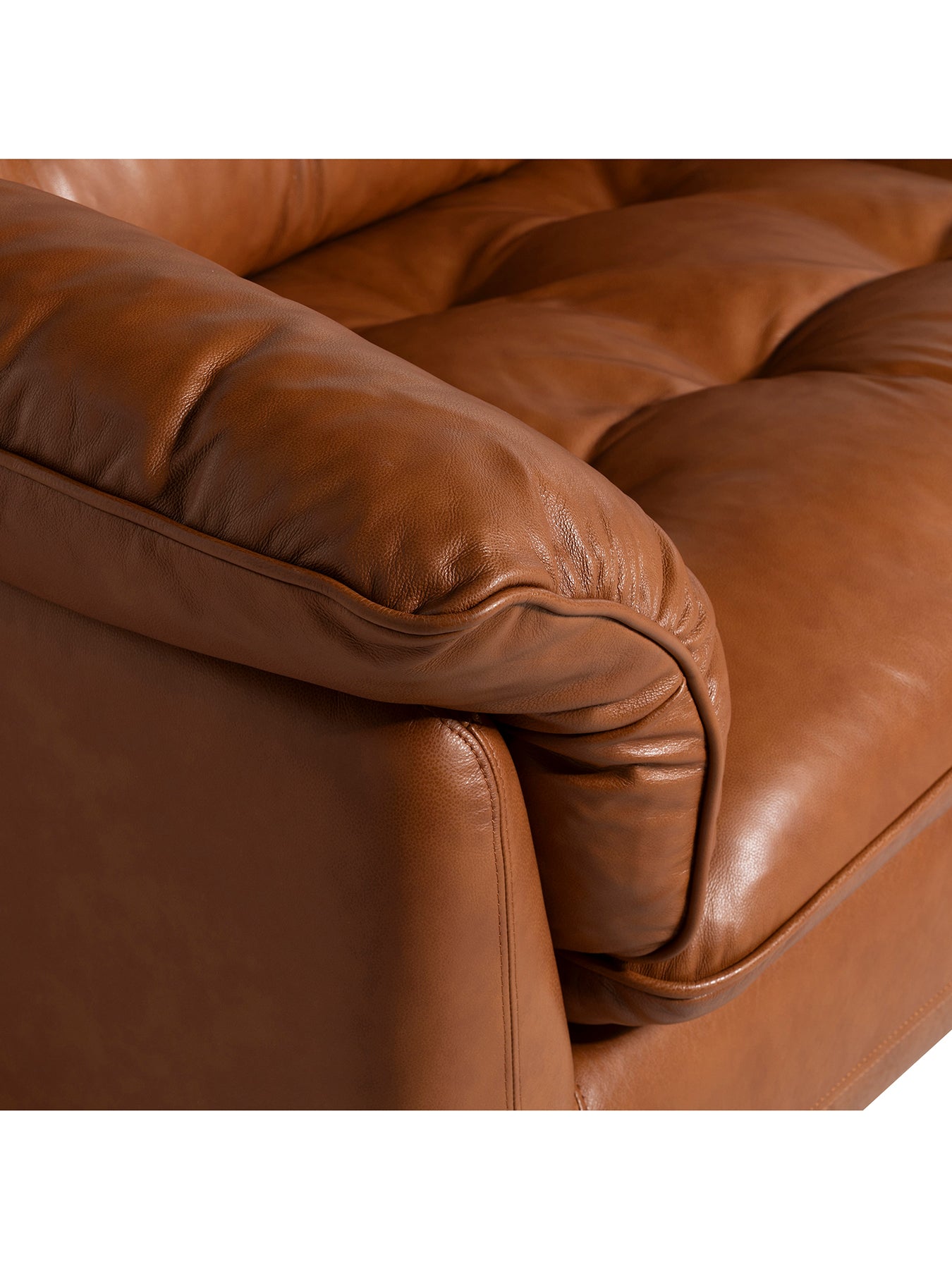Pelle 2.5 Seater Sofa Brown