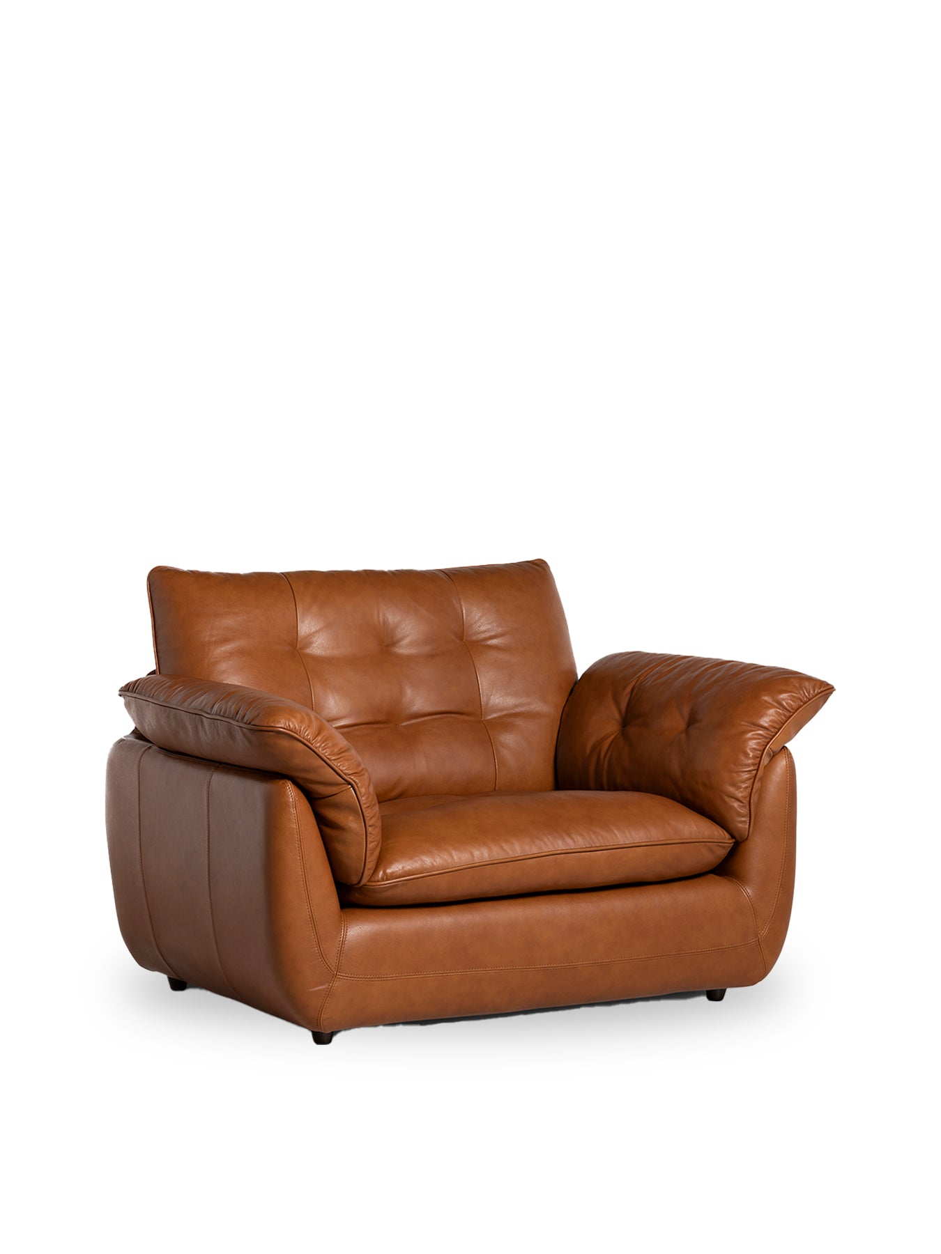 Pelle Armchair Brown