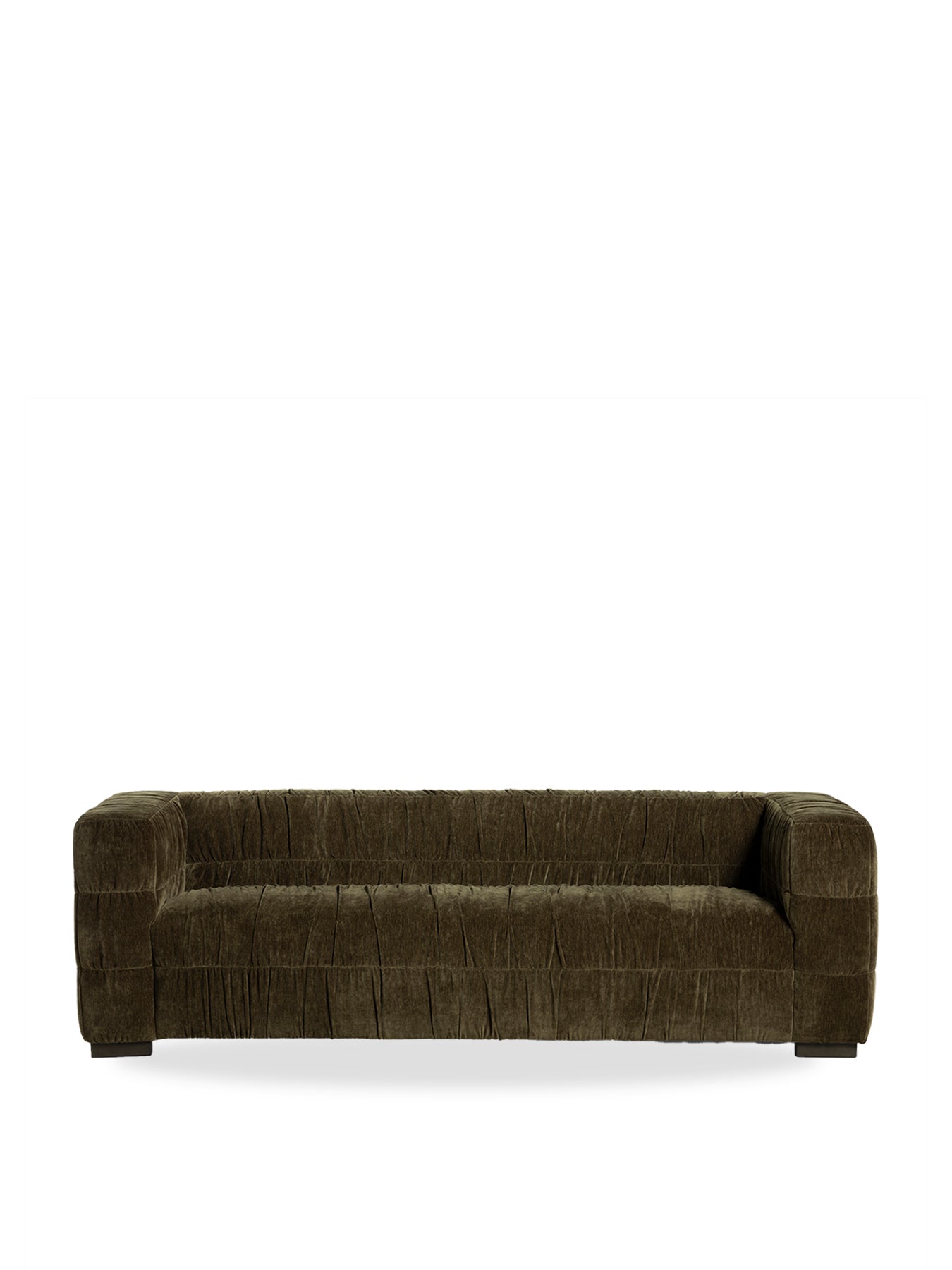 Vercelli 3 Seater Sofa Green