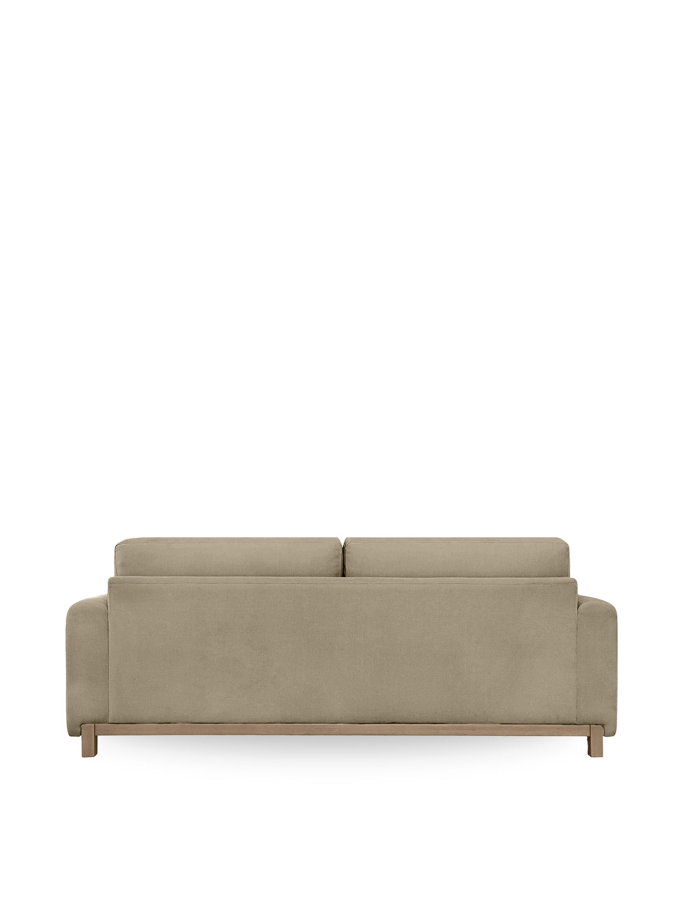Reynard Fabric Three Seater Sofa Neutral