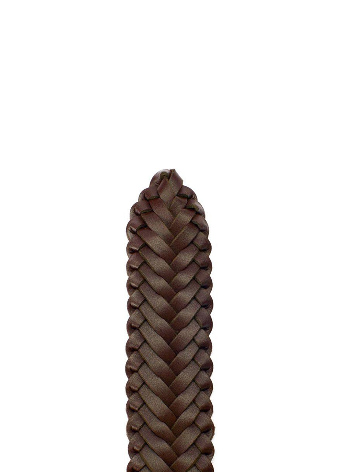 Vegan Weave Belt Brown