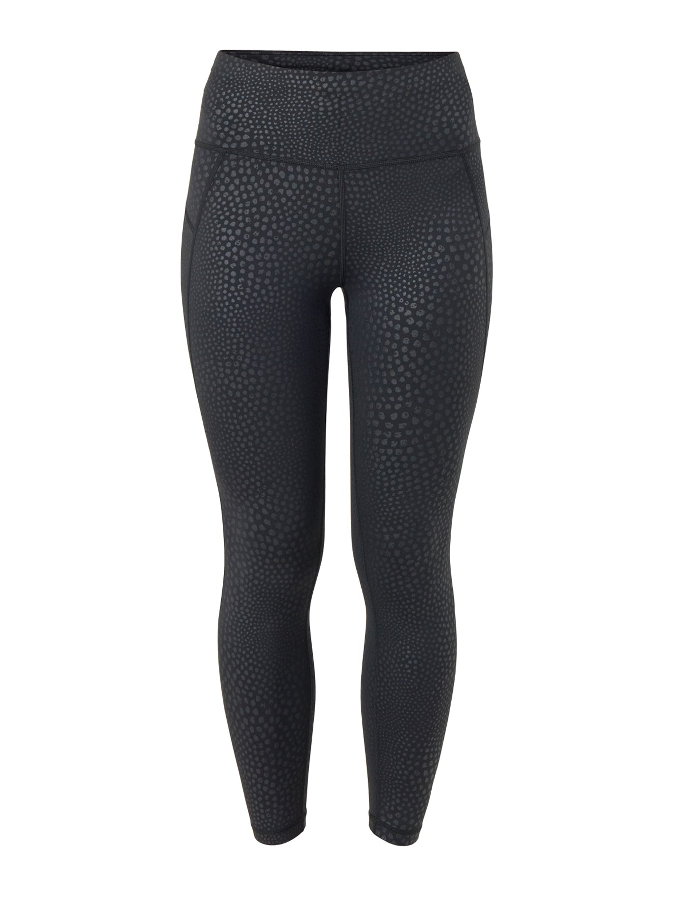 All Day 7/8 Embossed Leggings Black