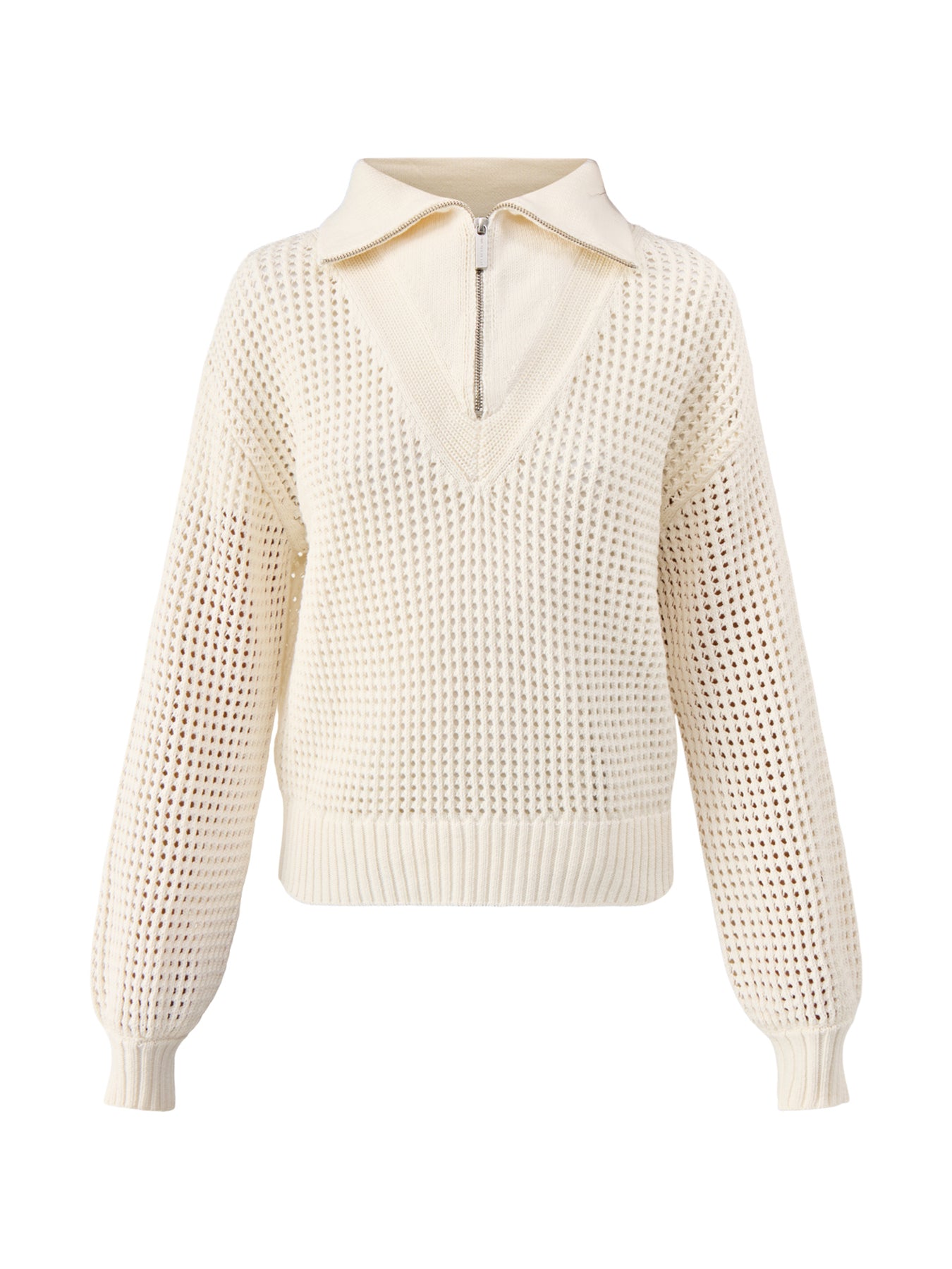 Tides High Half Zip Jumper Cream