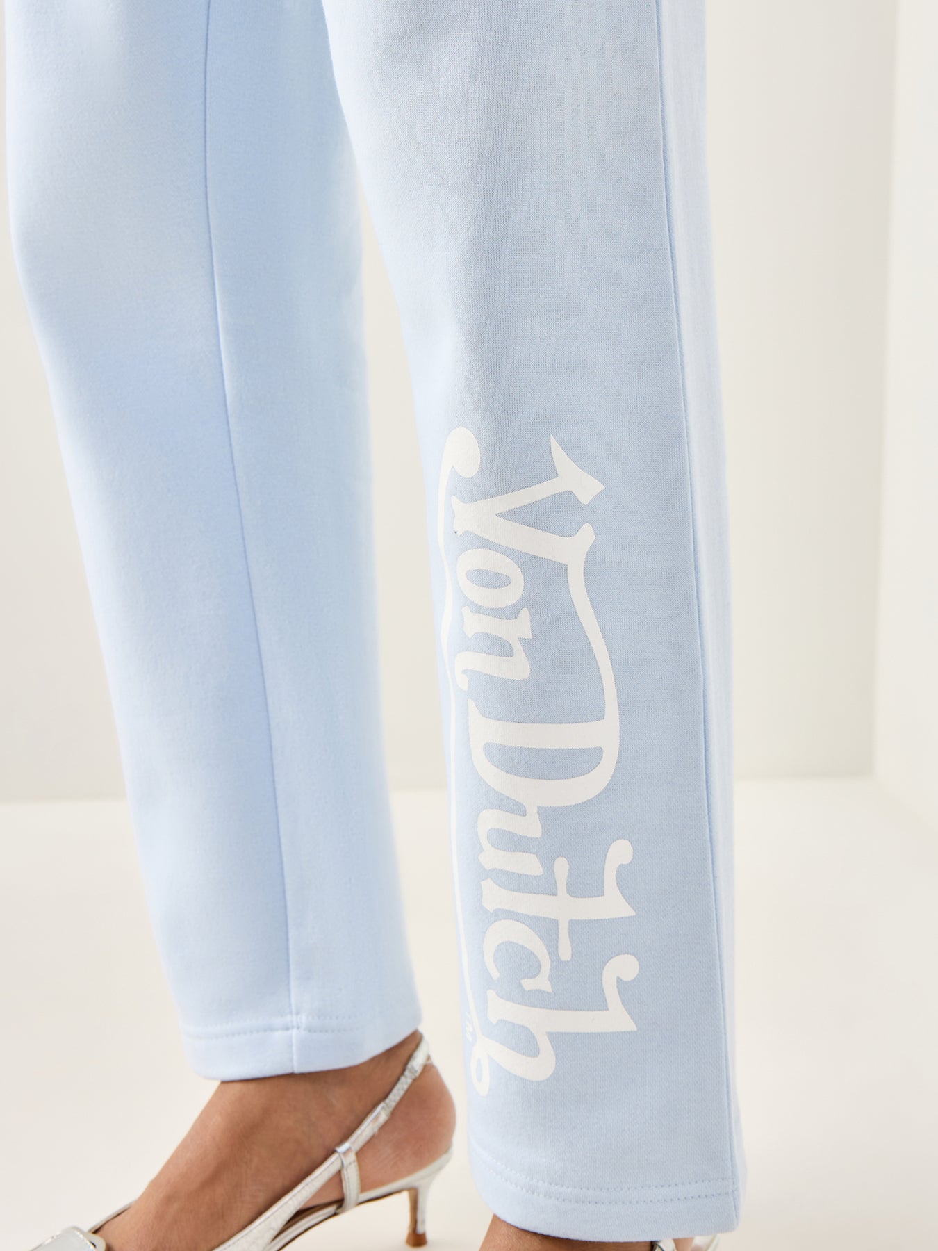Wide Leg Joggers Blue