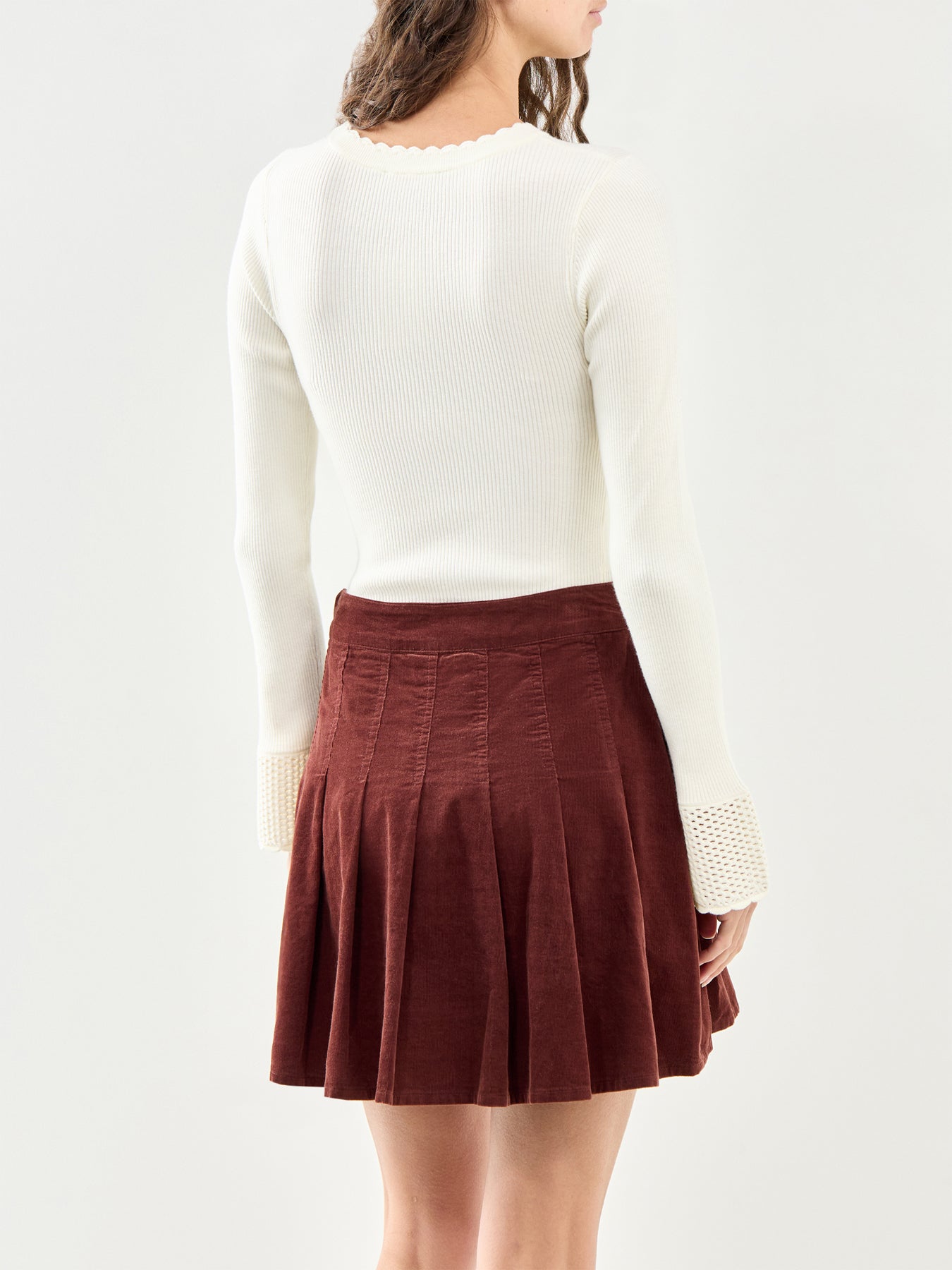 Crochet Cuff Top White