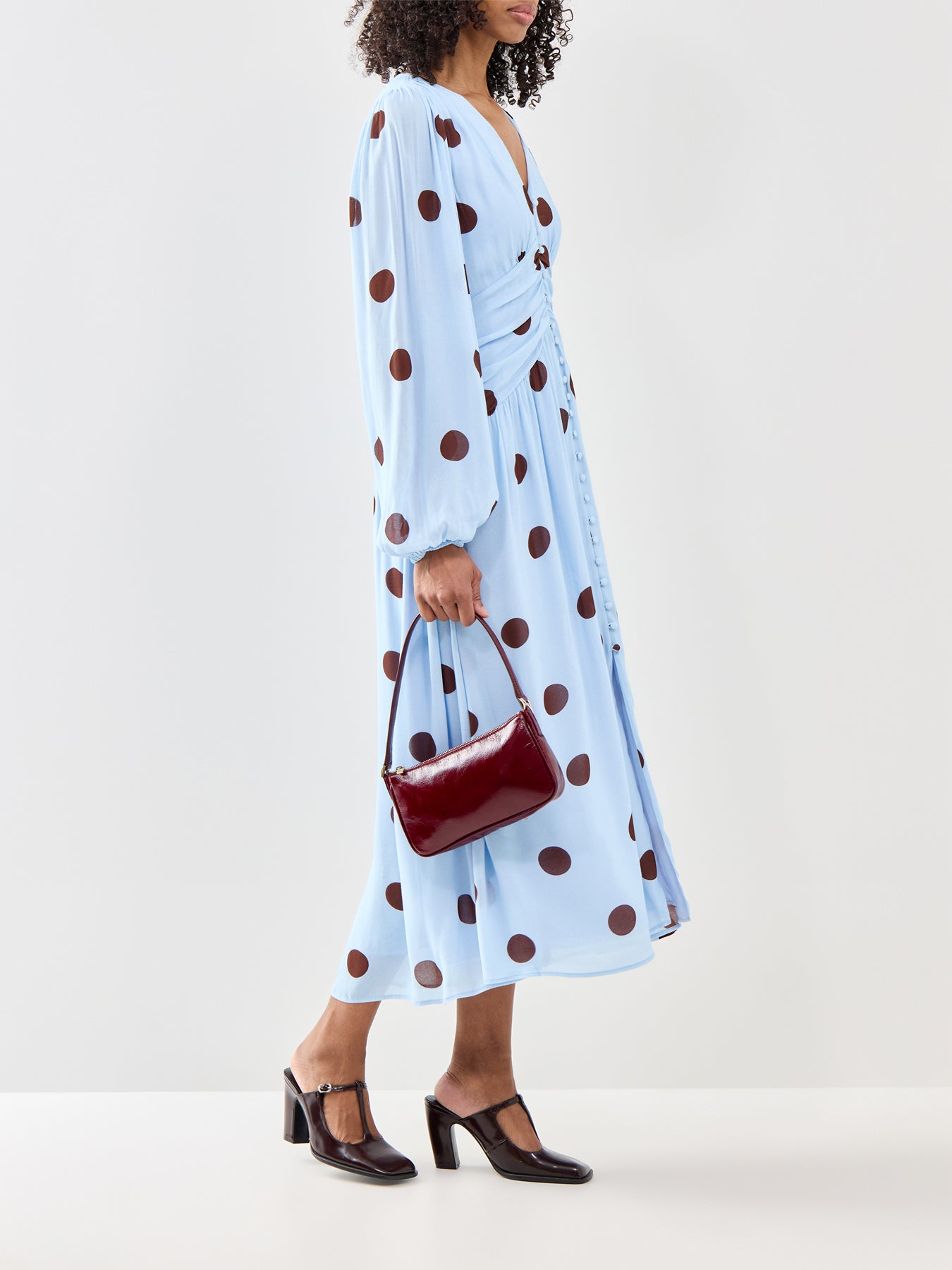 Luna Midaxi Dress Blue