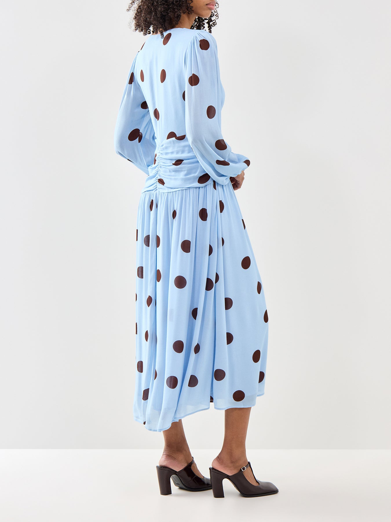Luna Midaxi Dress Blue