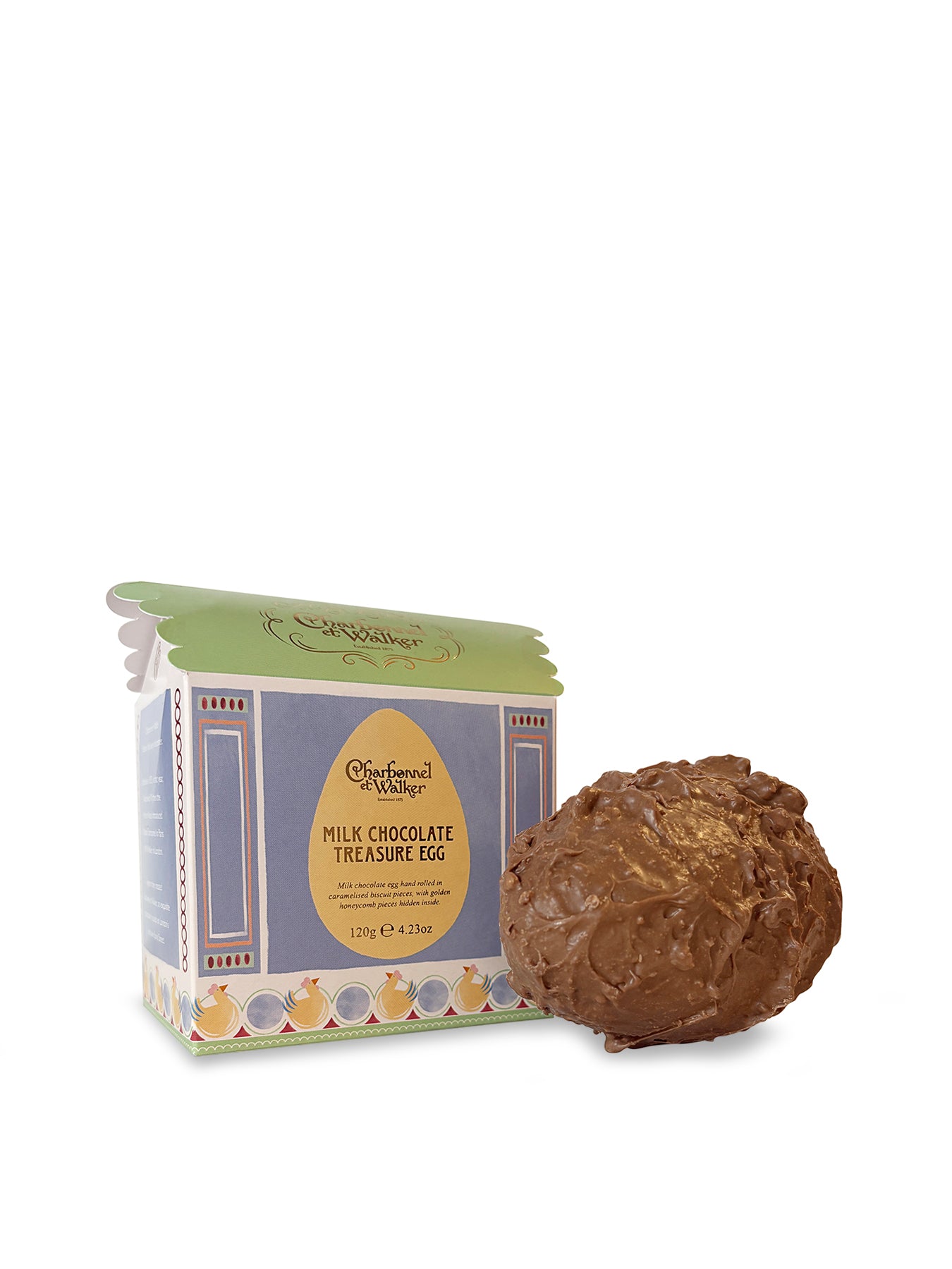 Milk Chocolate Egg with Honeycomb 120g
