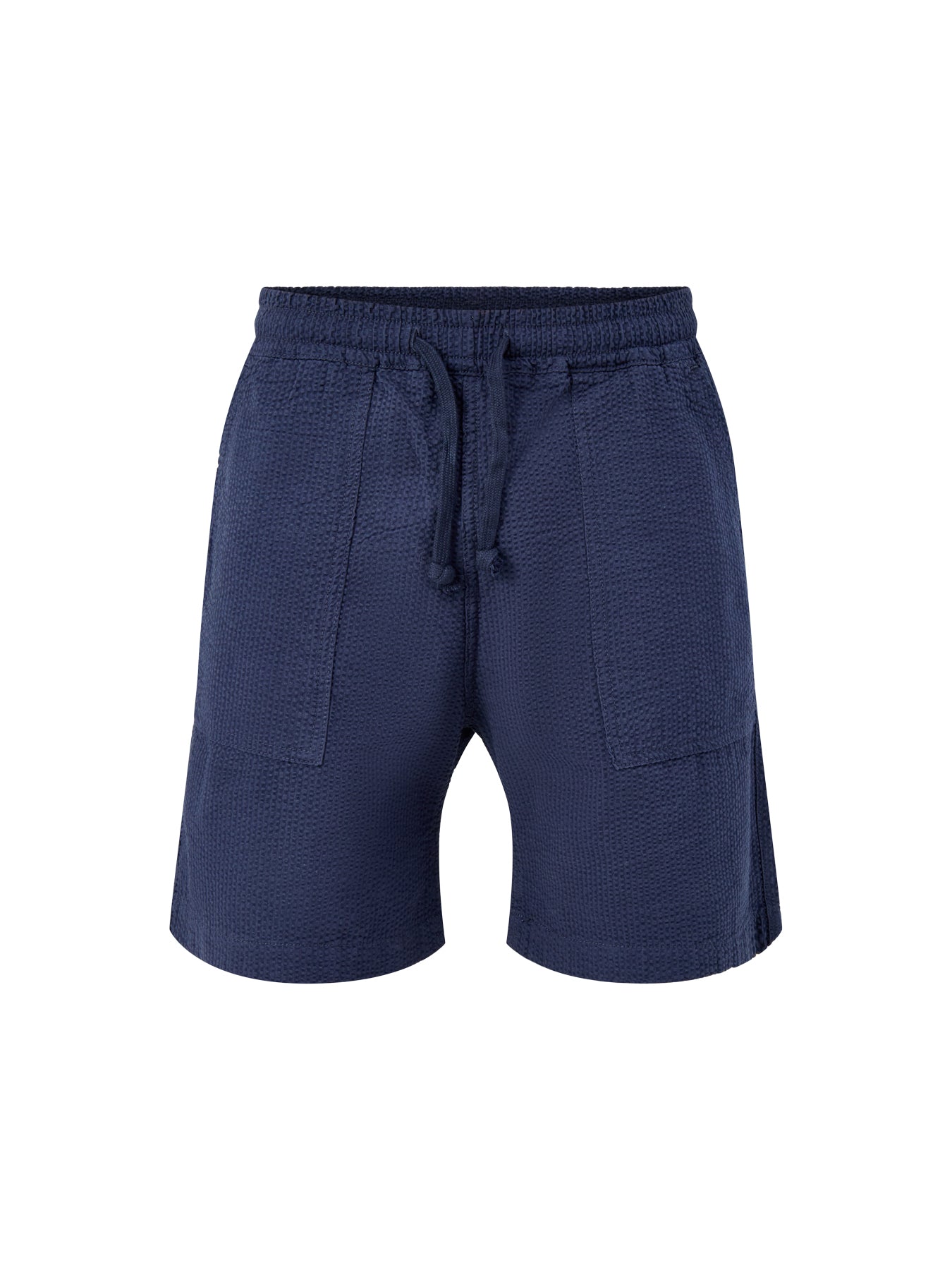 Seersucker Chef Shorts Navy
